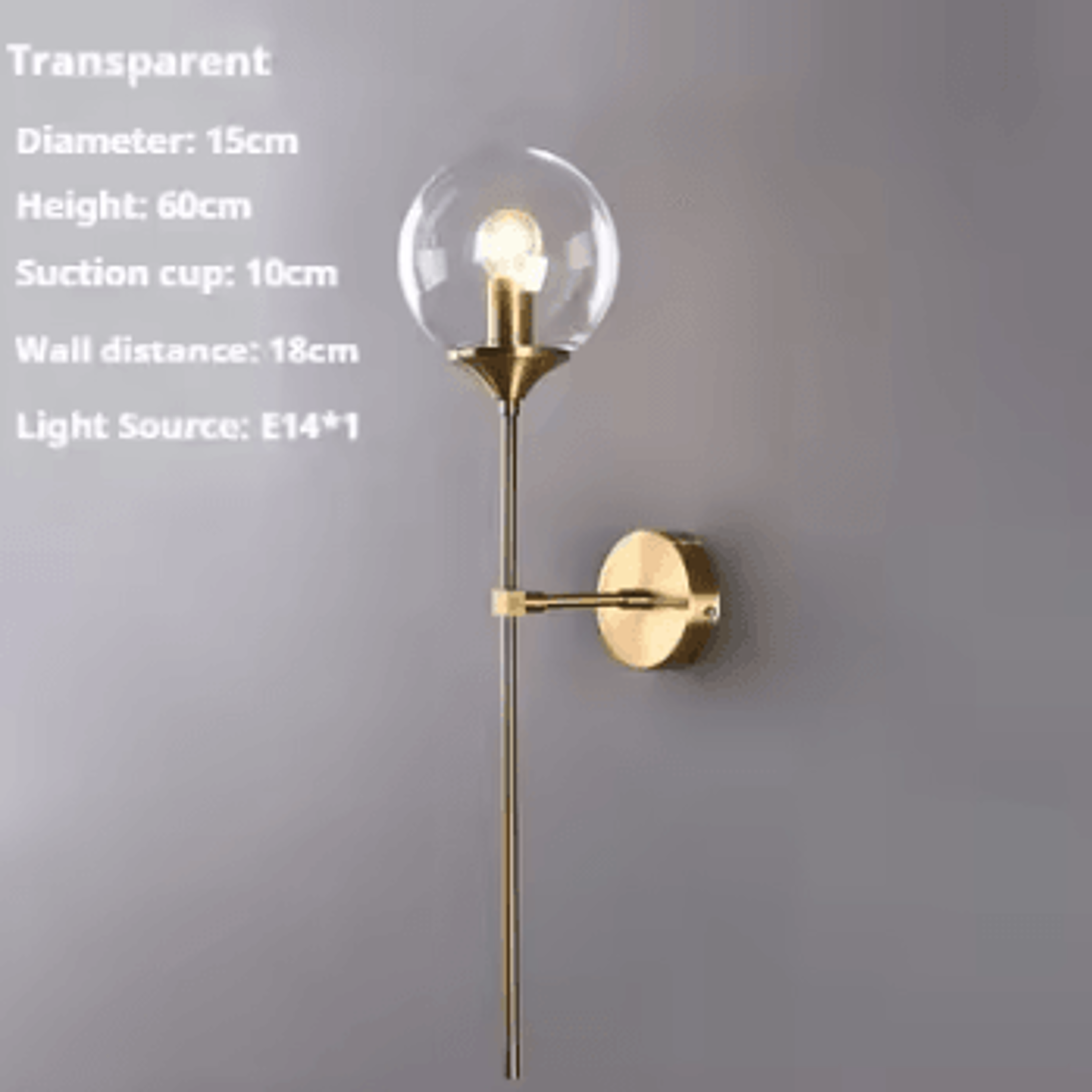 Nordic Long Arm LED Wall Light Modern Bedside Sconce 2