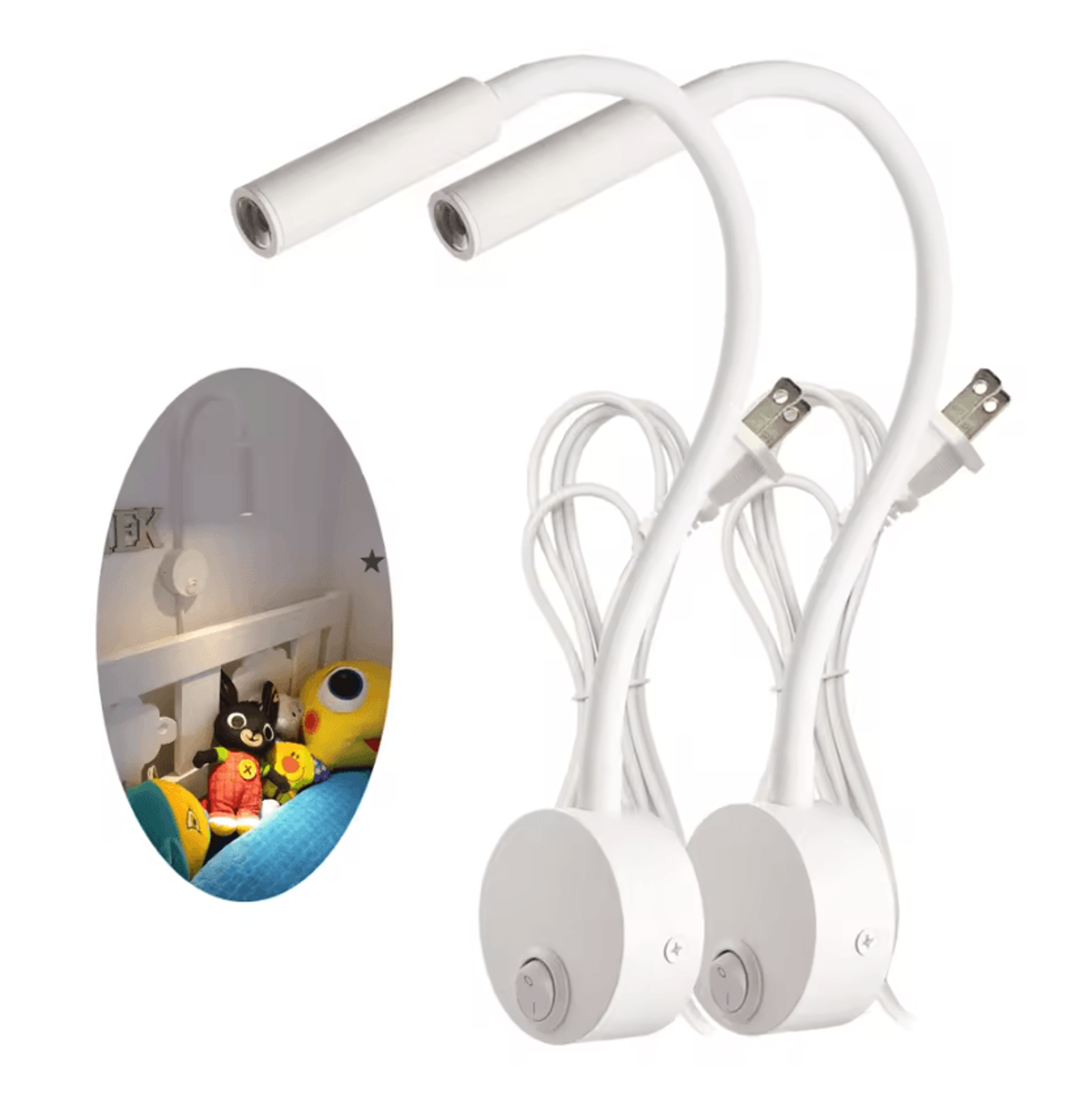 3W Flexible LED Bedside Reading Wall Light 1
