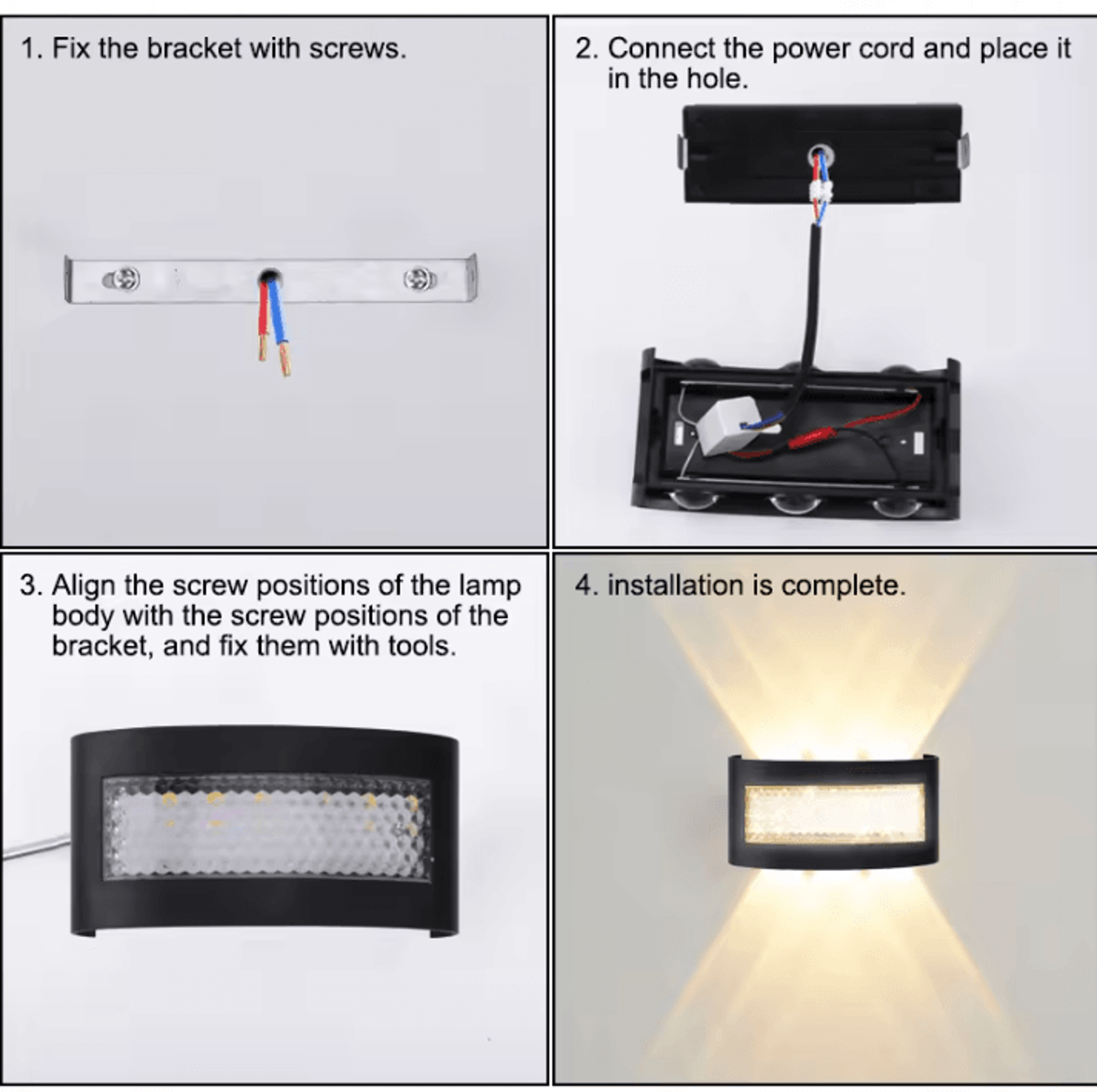 Modern Minimalist LED Wall Lamp Indoor Sconce 4
