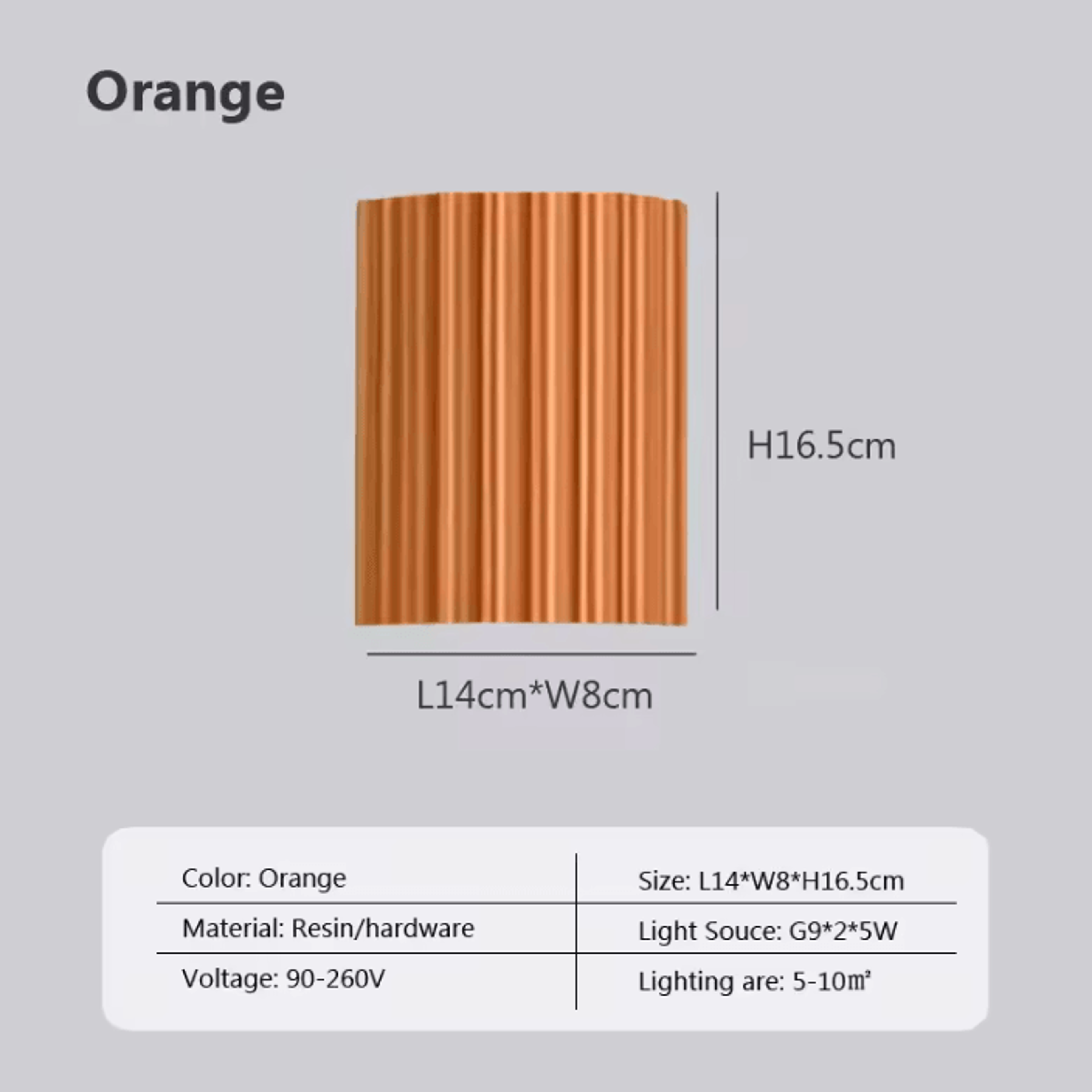 Macaron Resin G9 Wall Lamp Modern Indoor Sconce 5