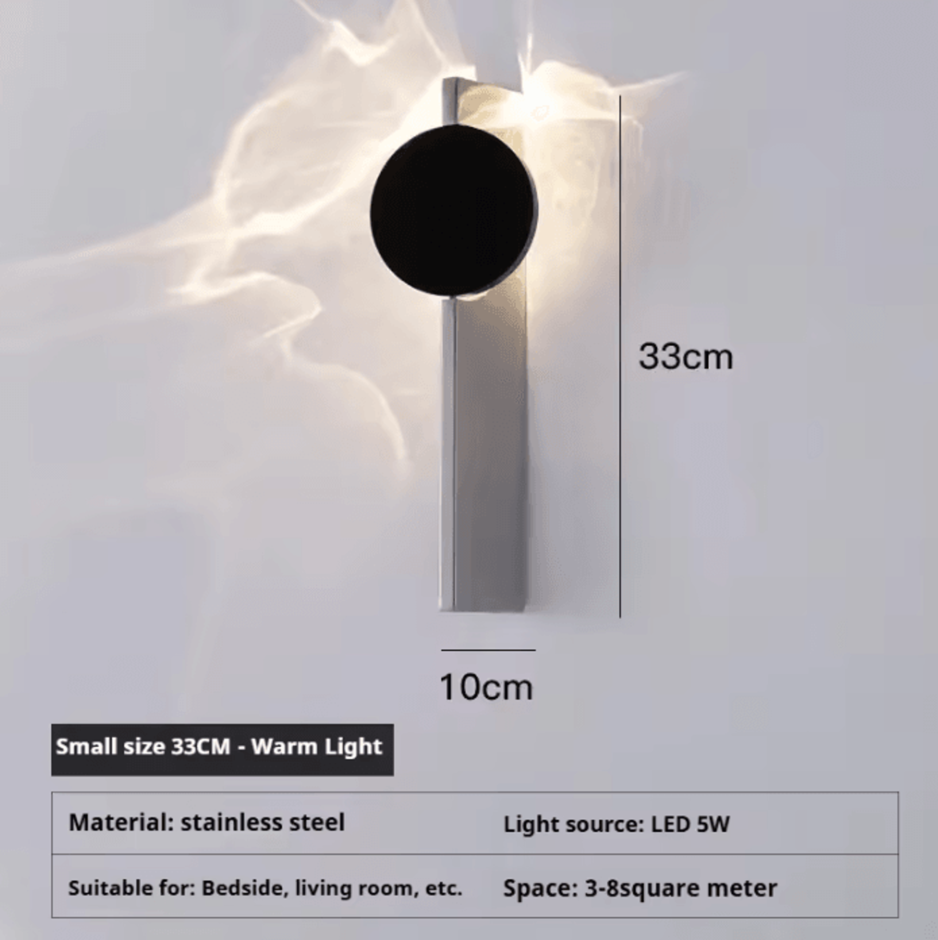 Minimalist LED Wall Lamp Modern Ambient Sconce 7