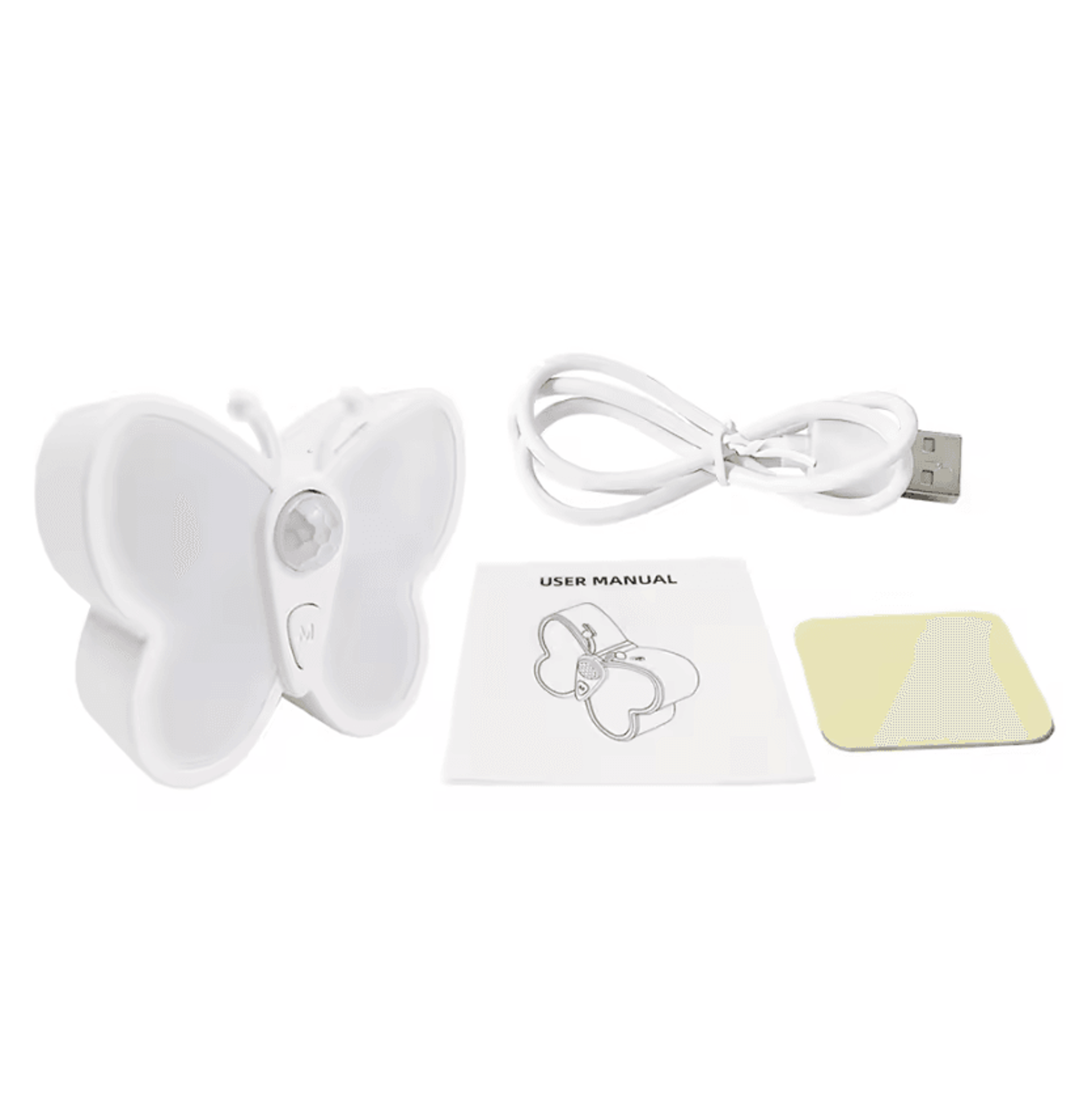 Rechargeable Butterfly Motion Sensor LED Night Light 2