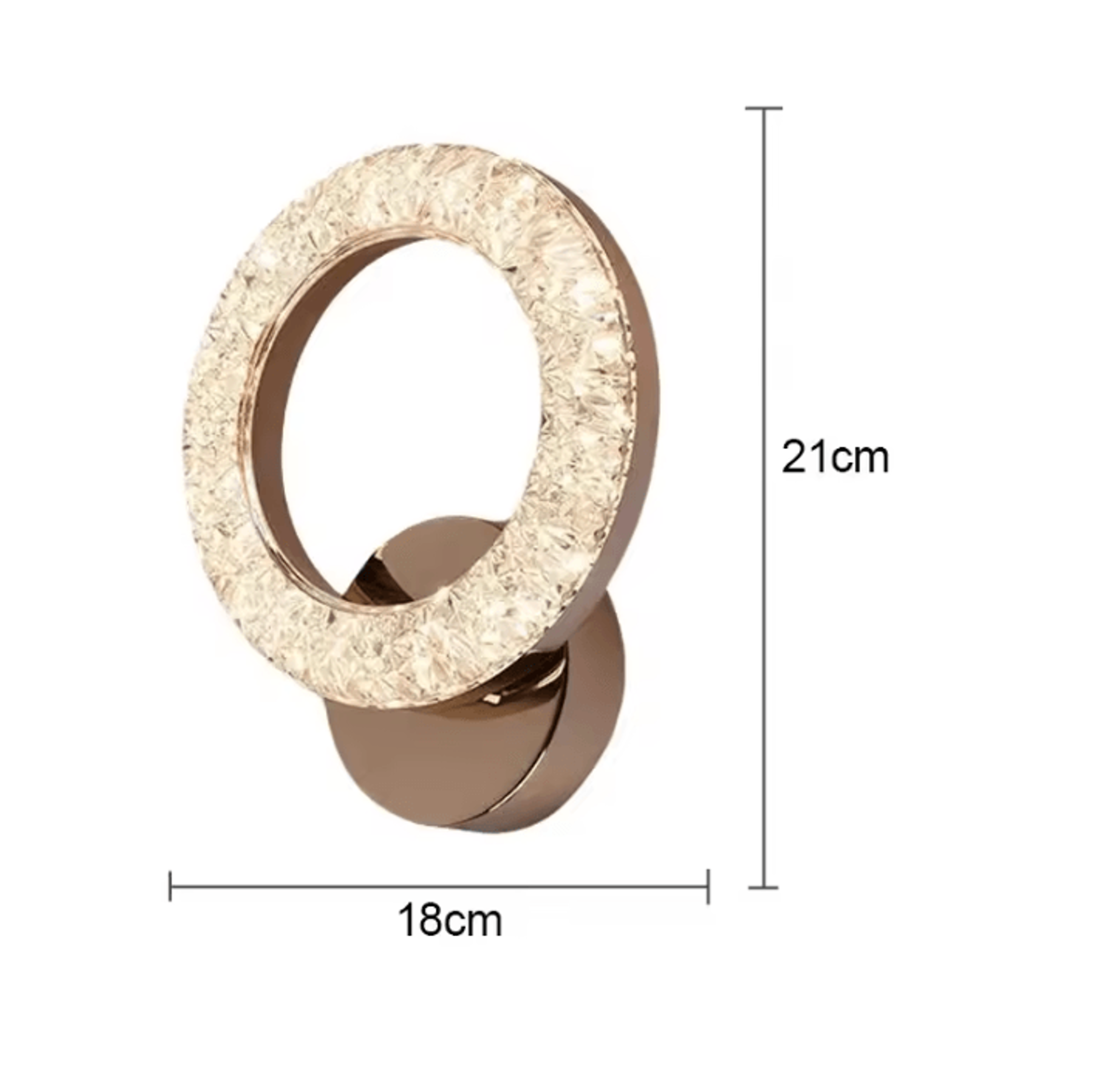 Modern Luxury Acrylic LED Wall Sconce 3