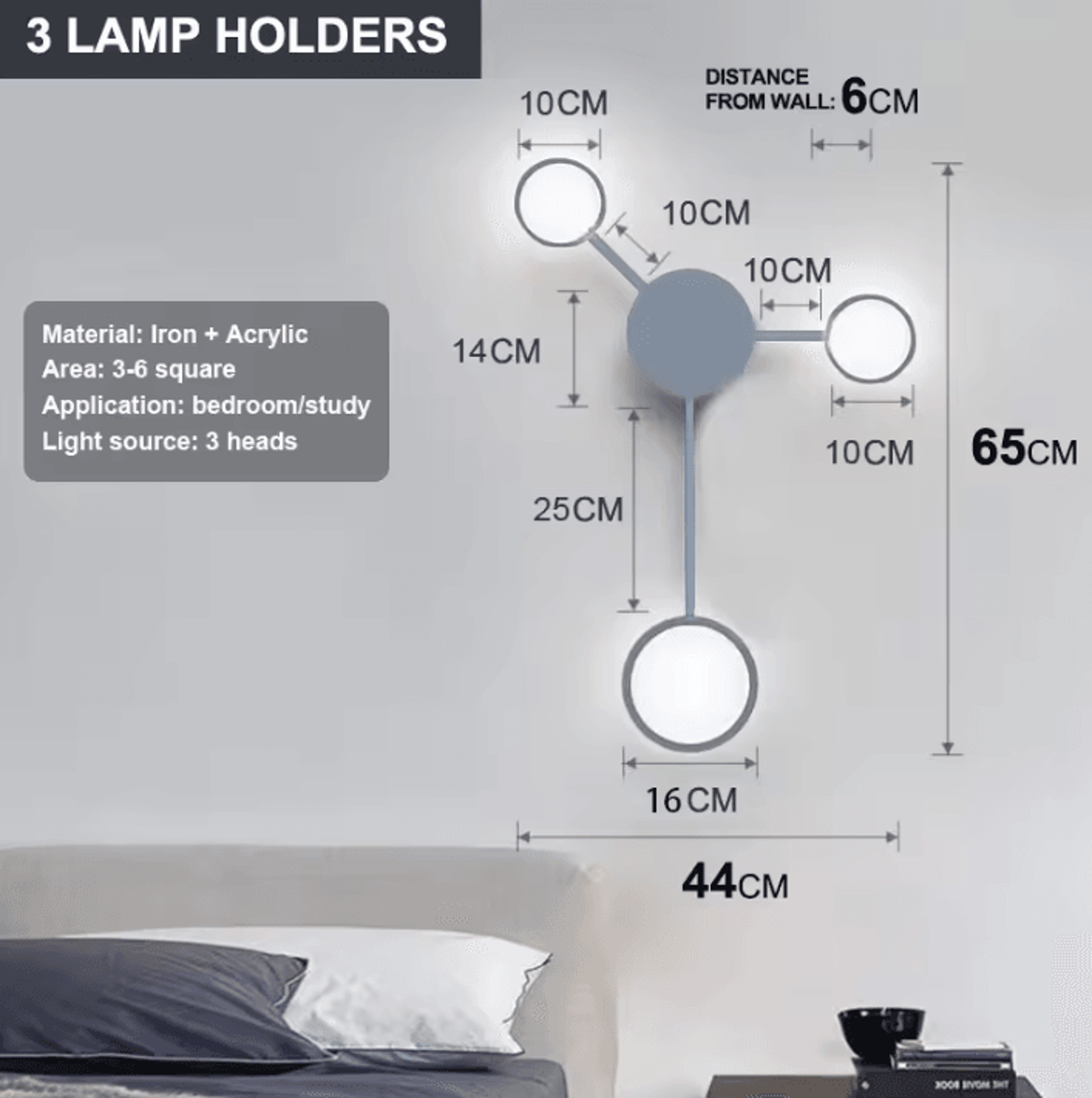 Nordic Modern Minimalist LED Wall Sconce 6