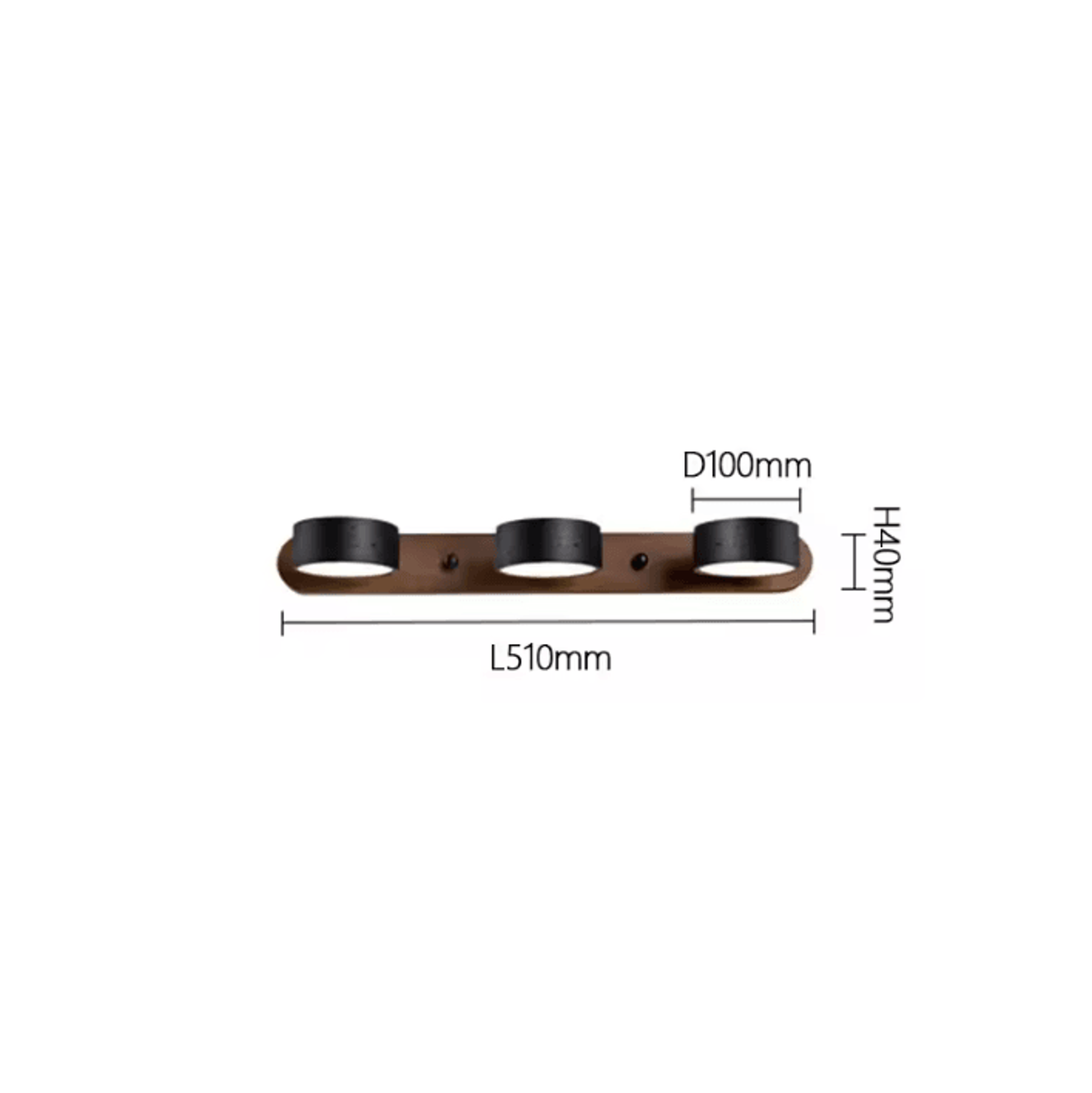 Black Cave Stone Modern LED Wall Sconce 3