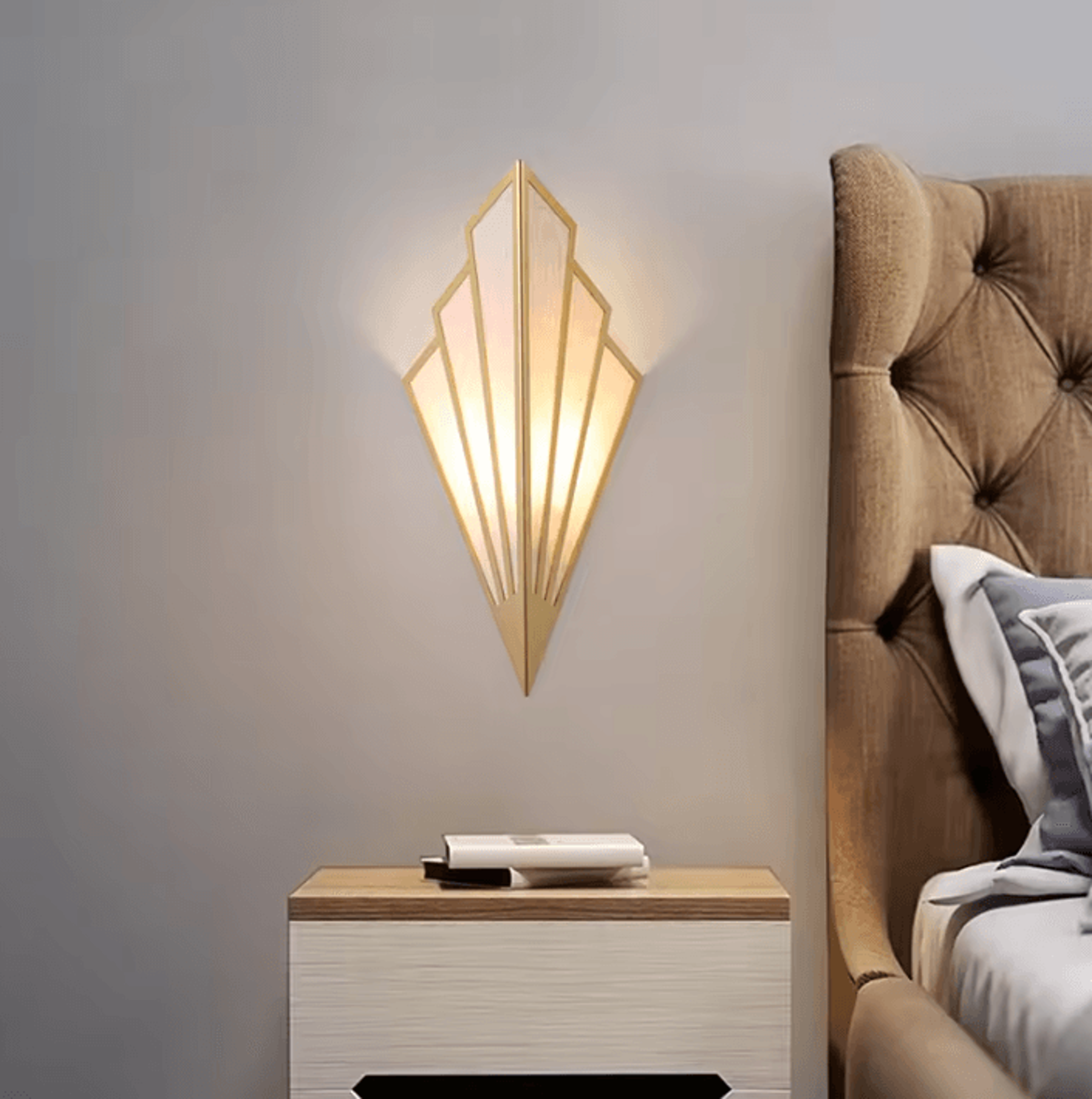 Nordic Fan Shaped LED Wall Sconce 2