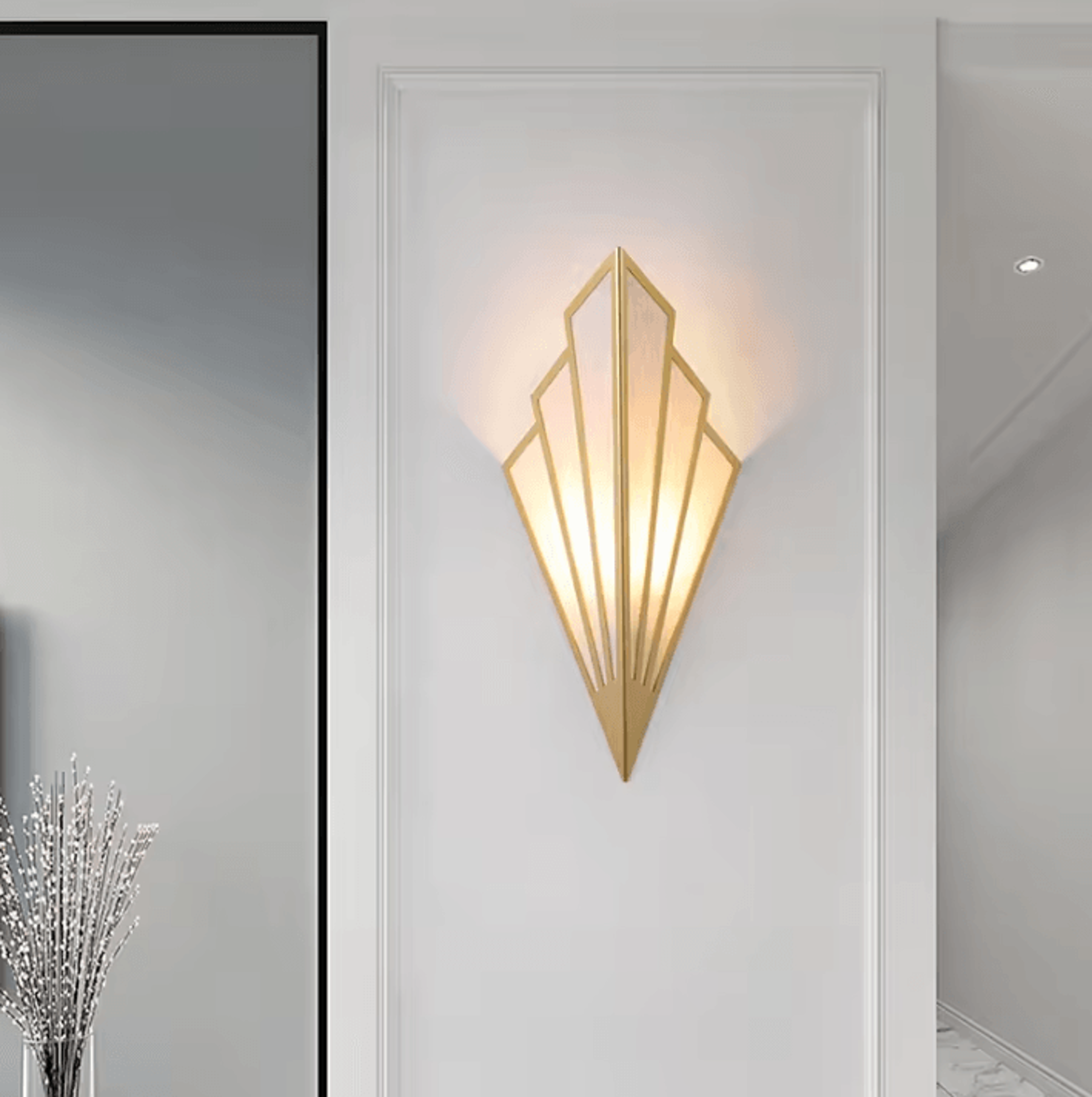 Nordic Fan Shaped LED Wall Sconce 1