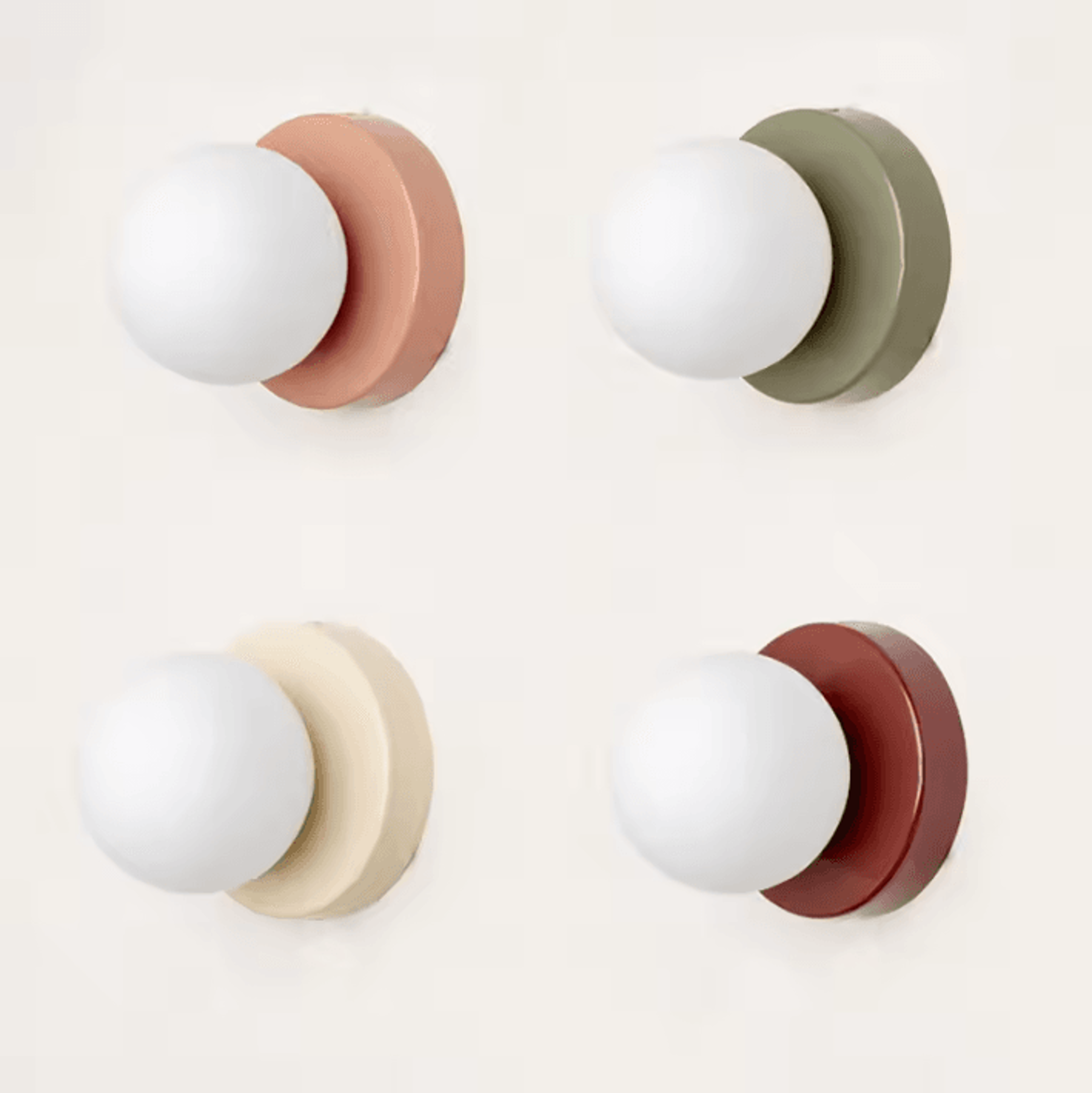 Macaron Mini Glass Wall Sconce 2