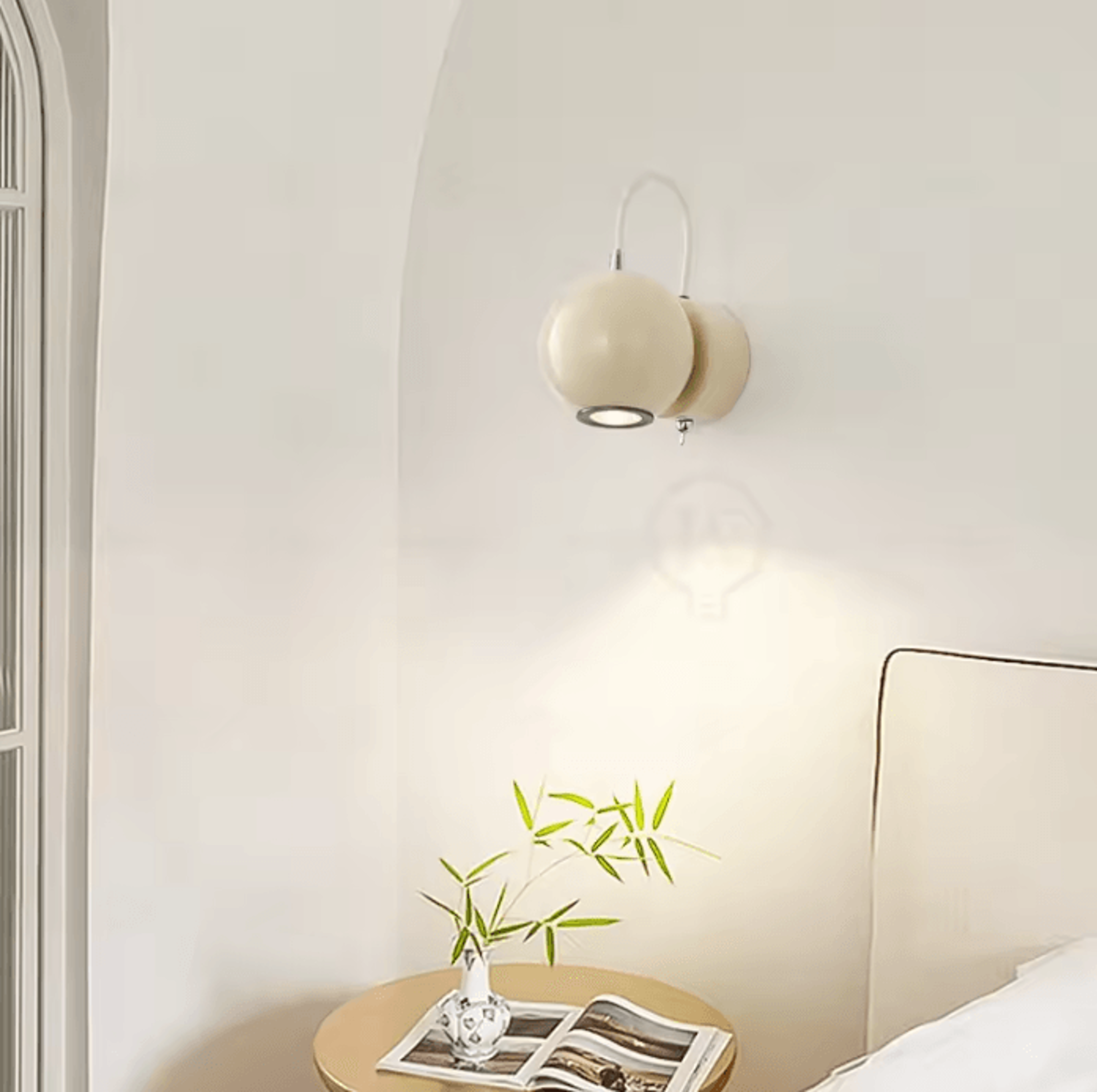 Luxury Adjustable Bedside Reading Wall Lamp 0