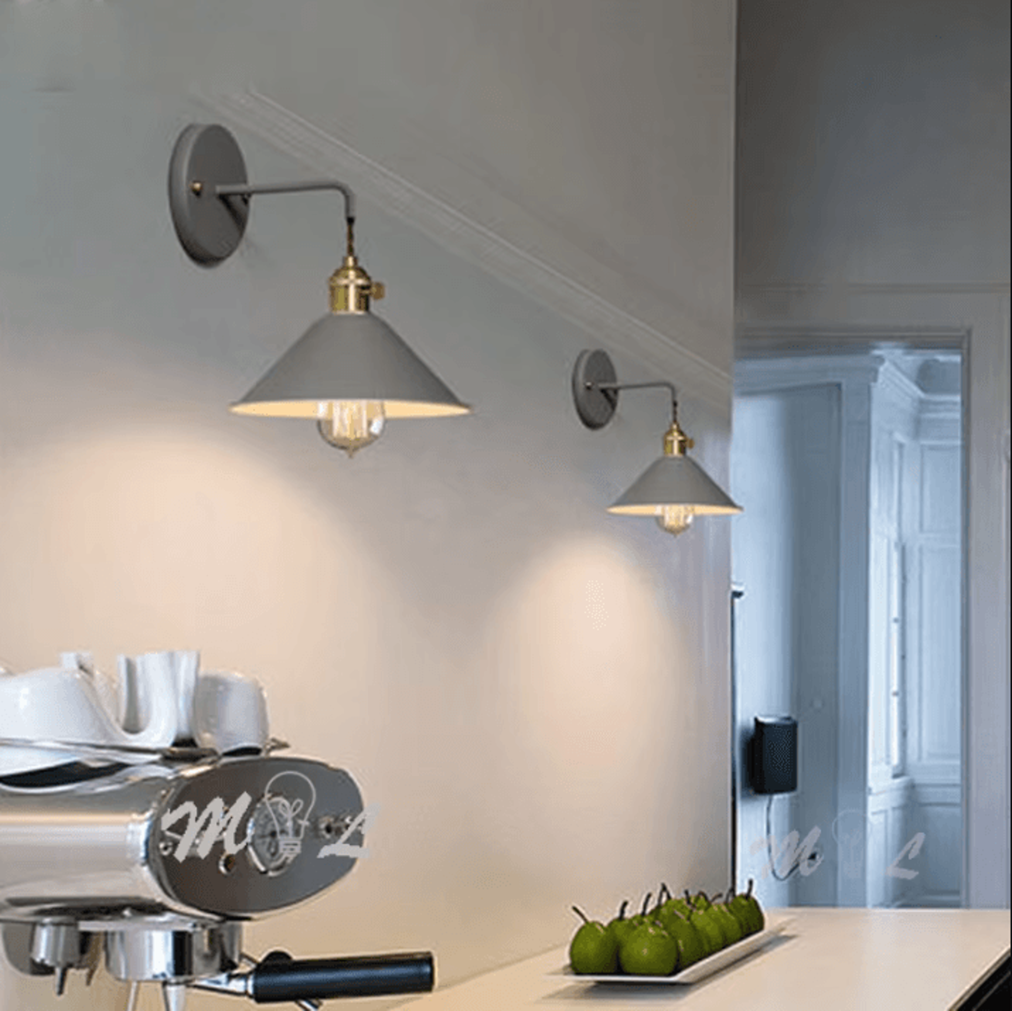 Modern E27 Iron Wall Sconce 2