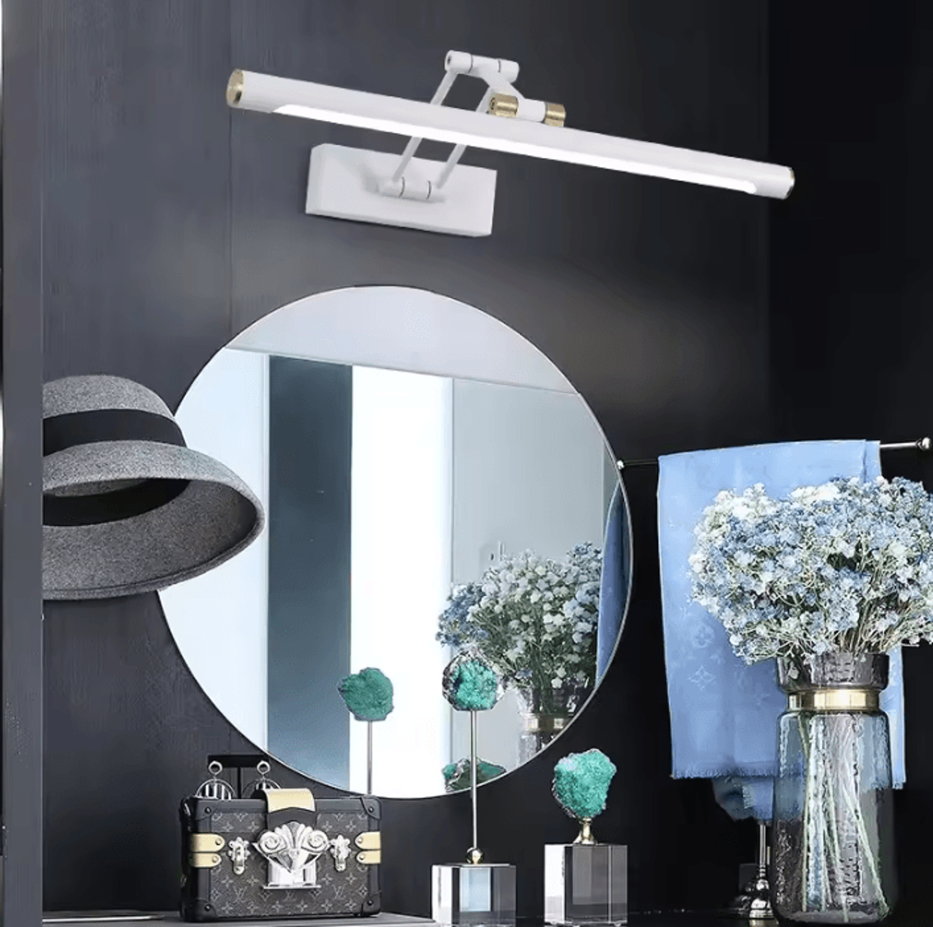 Modern Foldable LED Mirror Wall Lamp 2