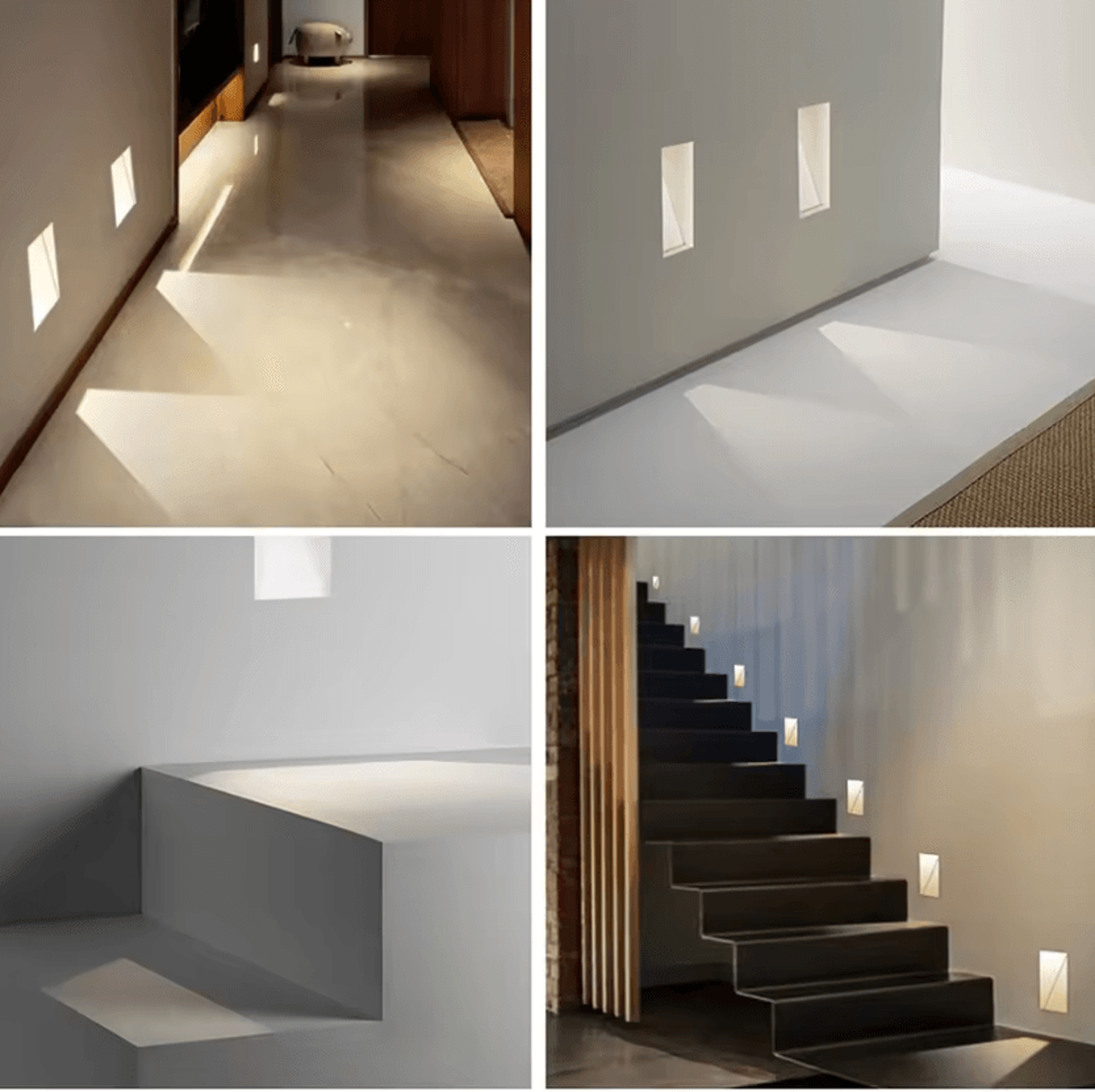 Frameless 3W Motion Sensor LED Step Light 4