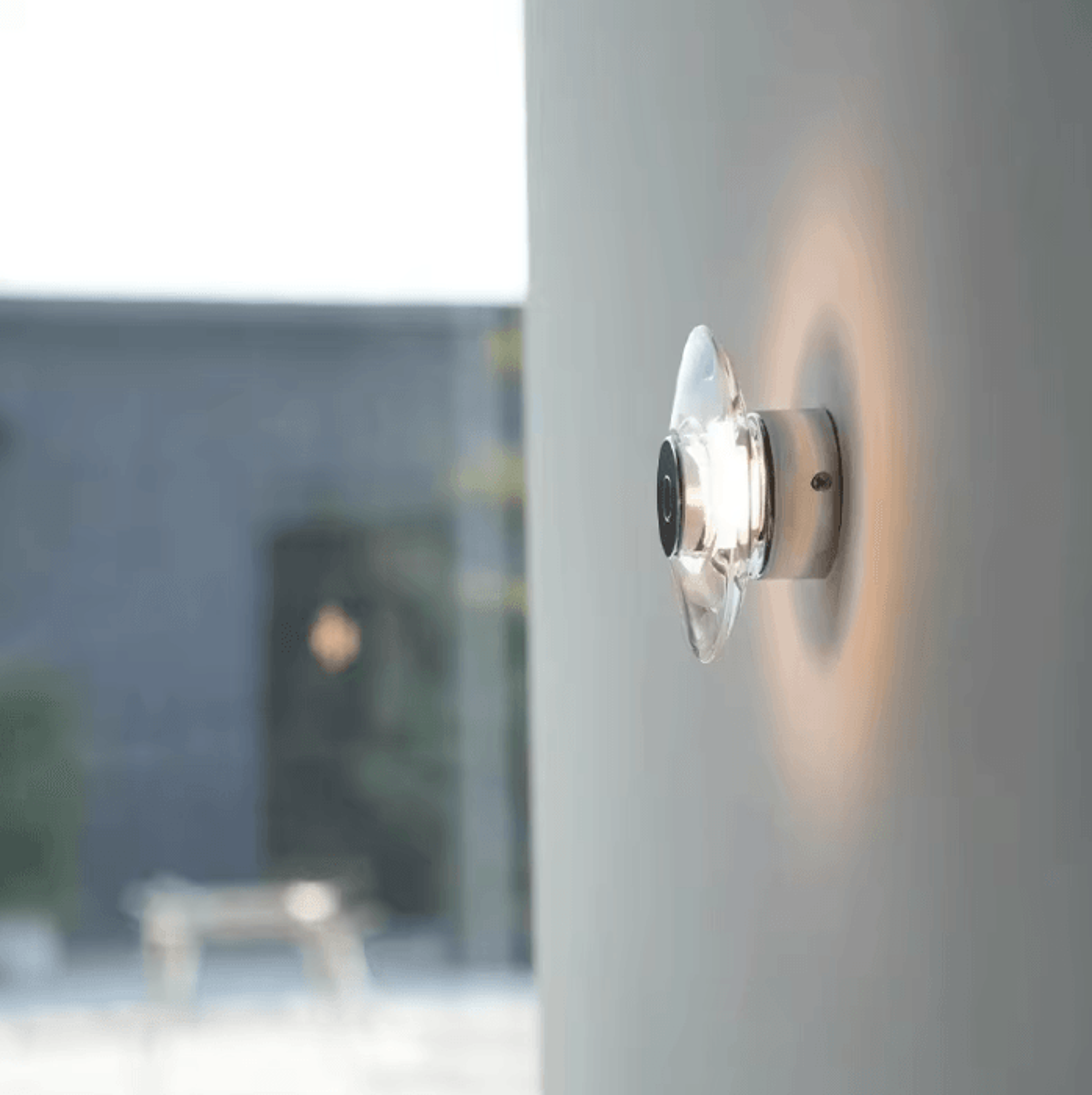 Italian Round Crystal LED Wall Sconce 0