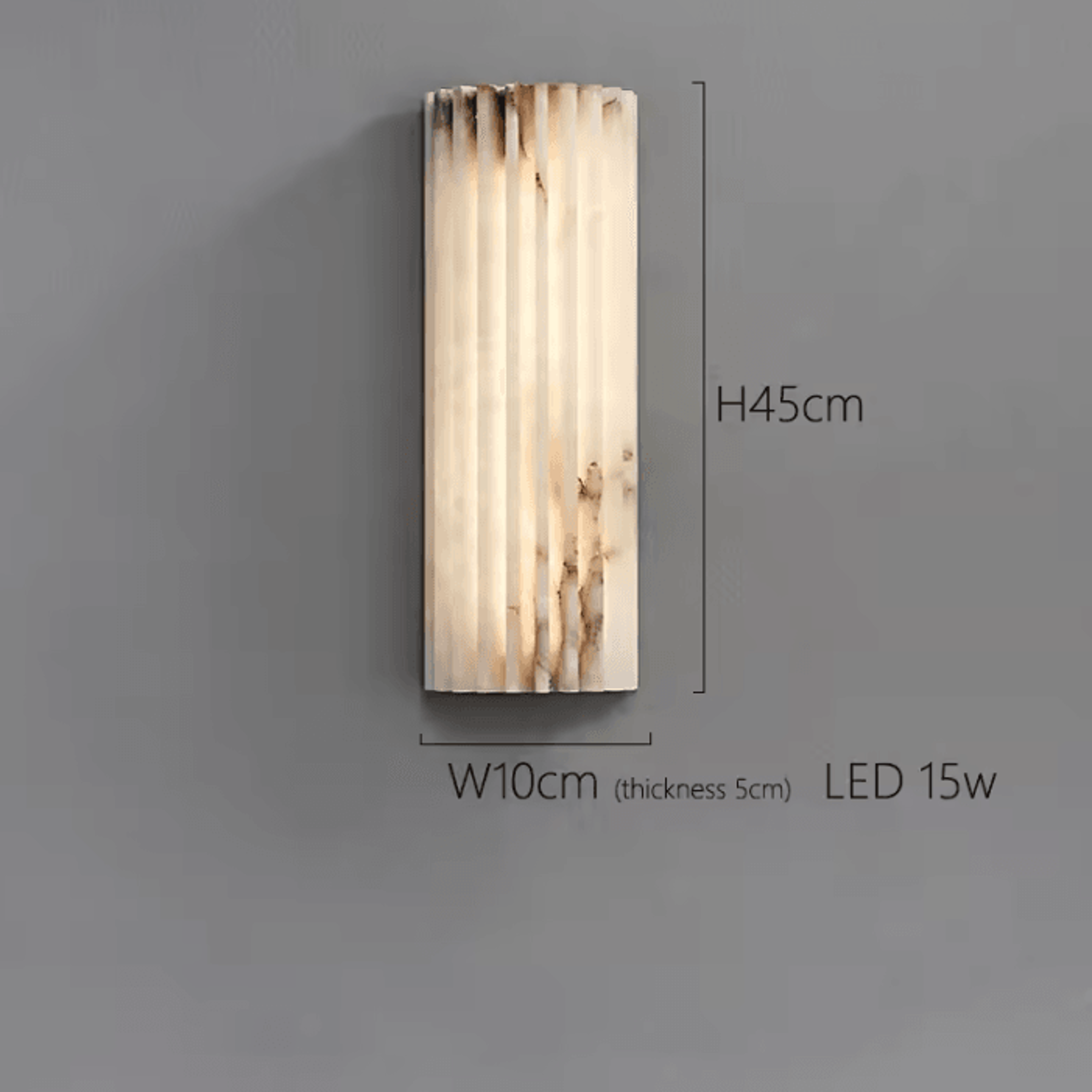 Luxury Spanish Marble LED Wall Sconce 6