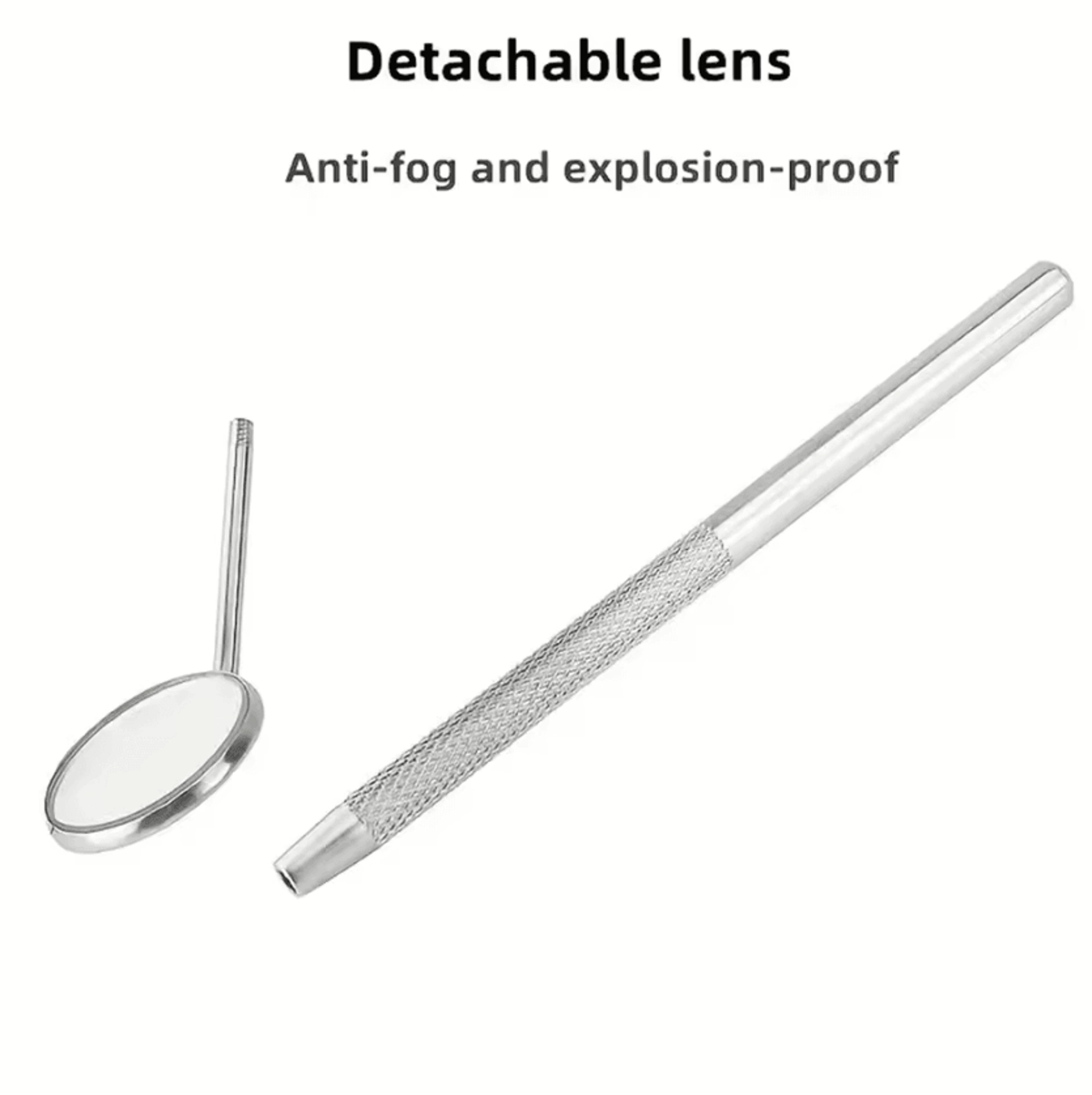 Stainless Steel Eyelash And Oral Care Inspection Mirror 2