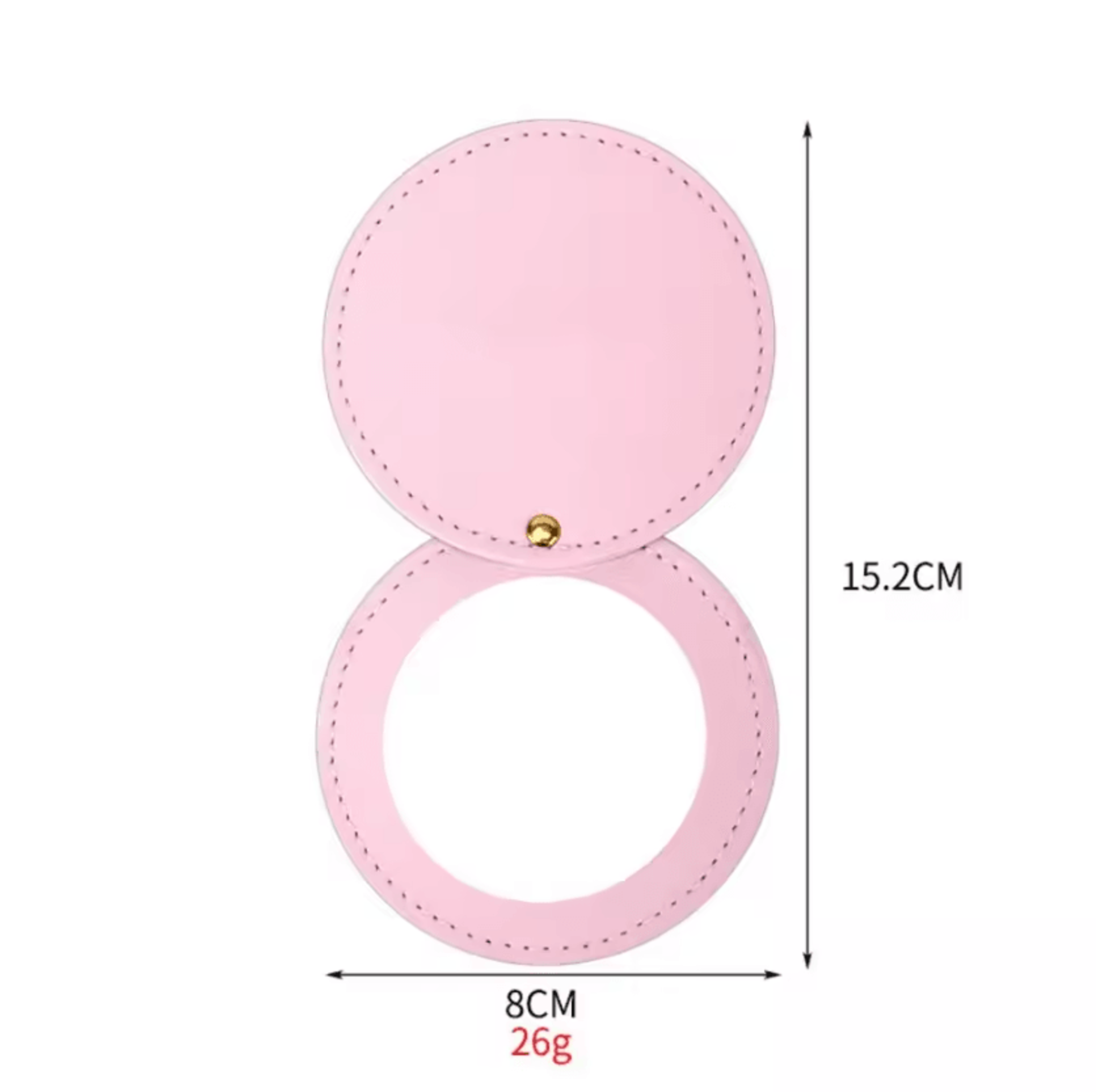 360 Degree Rotating Leather Pocket Makeup Mirror 9