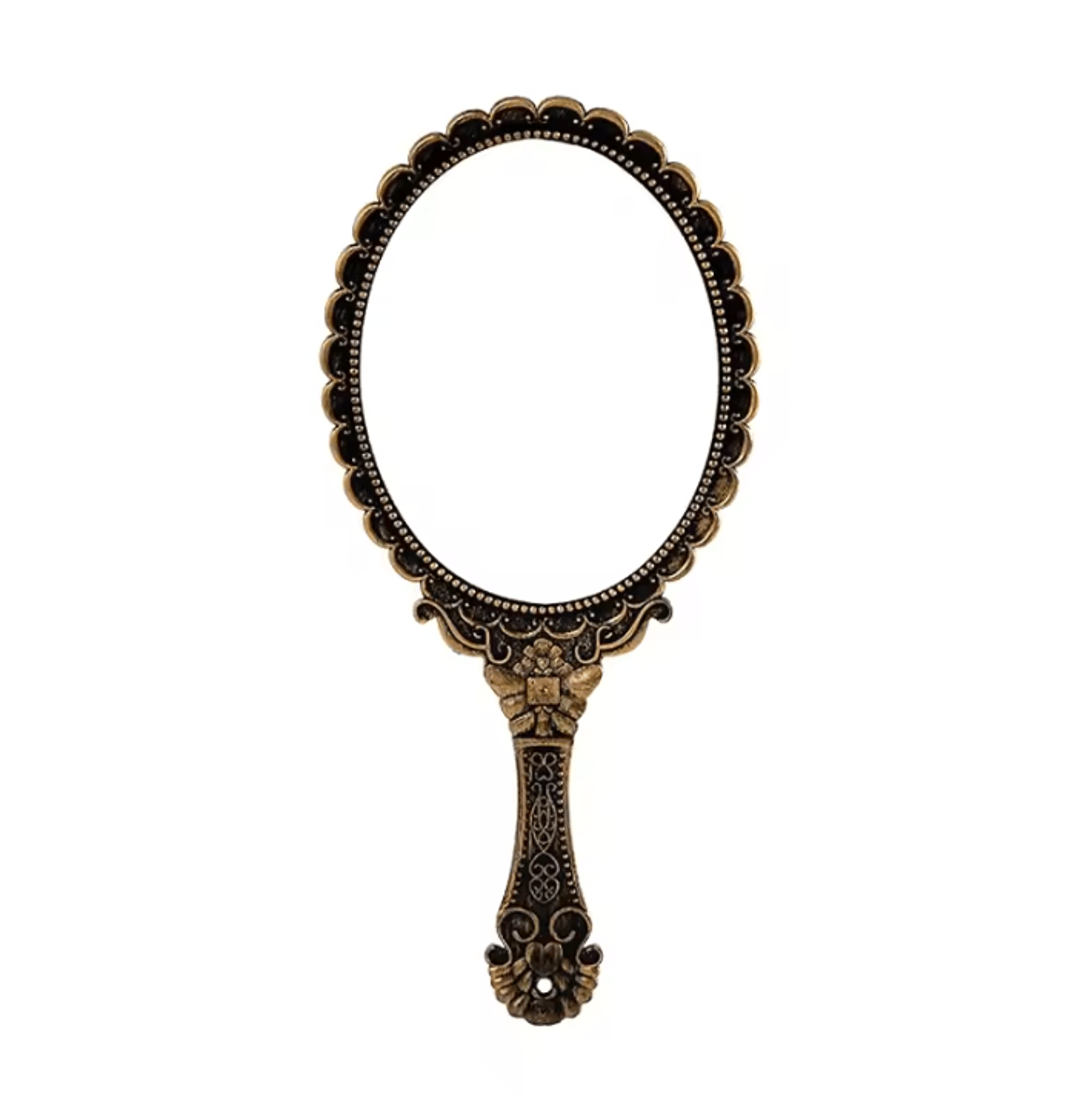 Vintage Lace Handheld Makeup Mirror 4