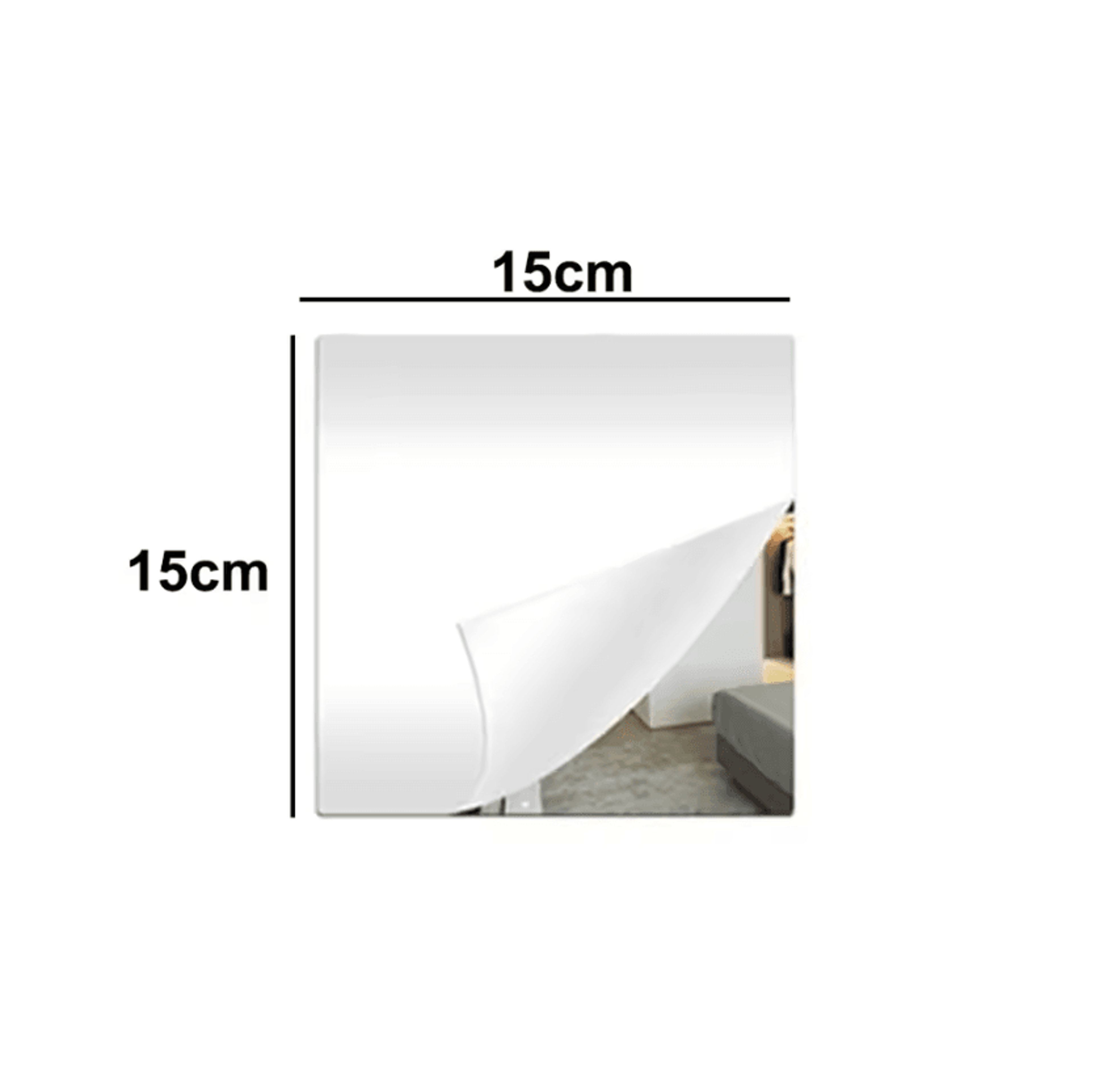 Self Adhesive Shatterproof Acrylic Mirror Sheet 6