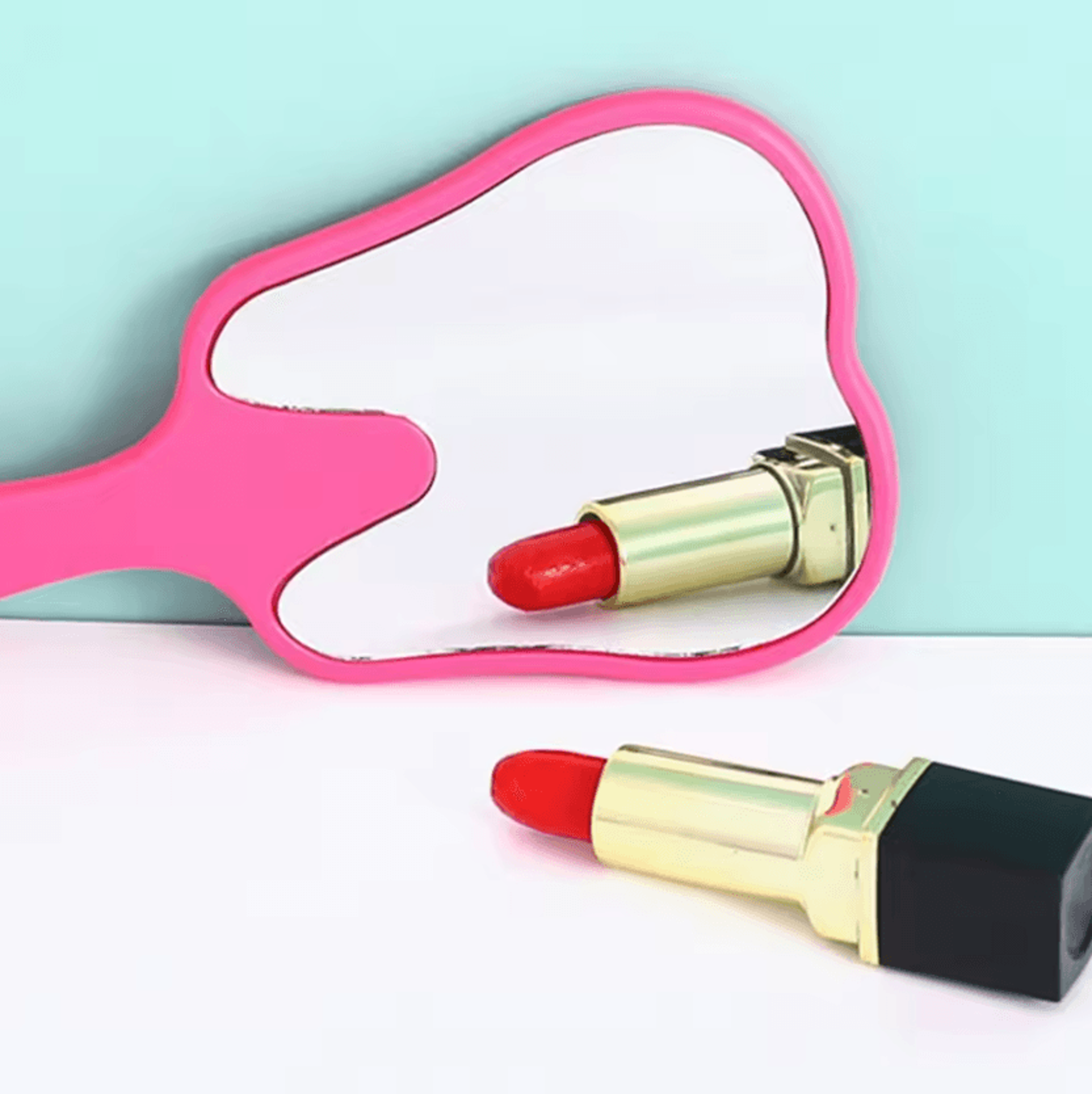 Tooth Shaped Handheld Mirror For Makeup And Dental Care 1