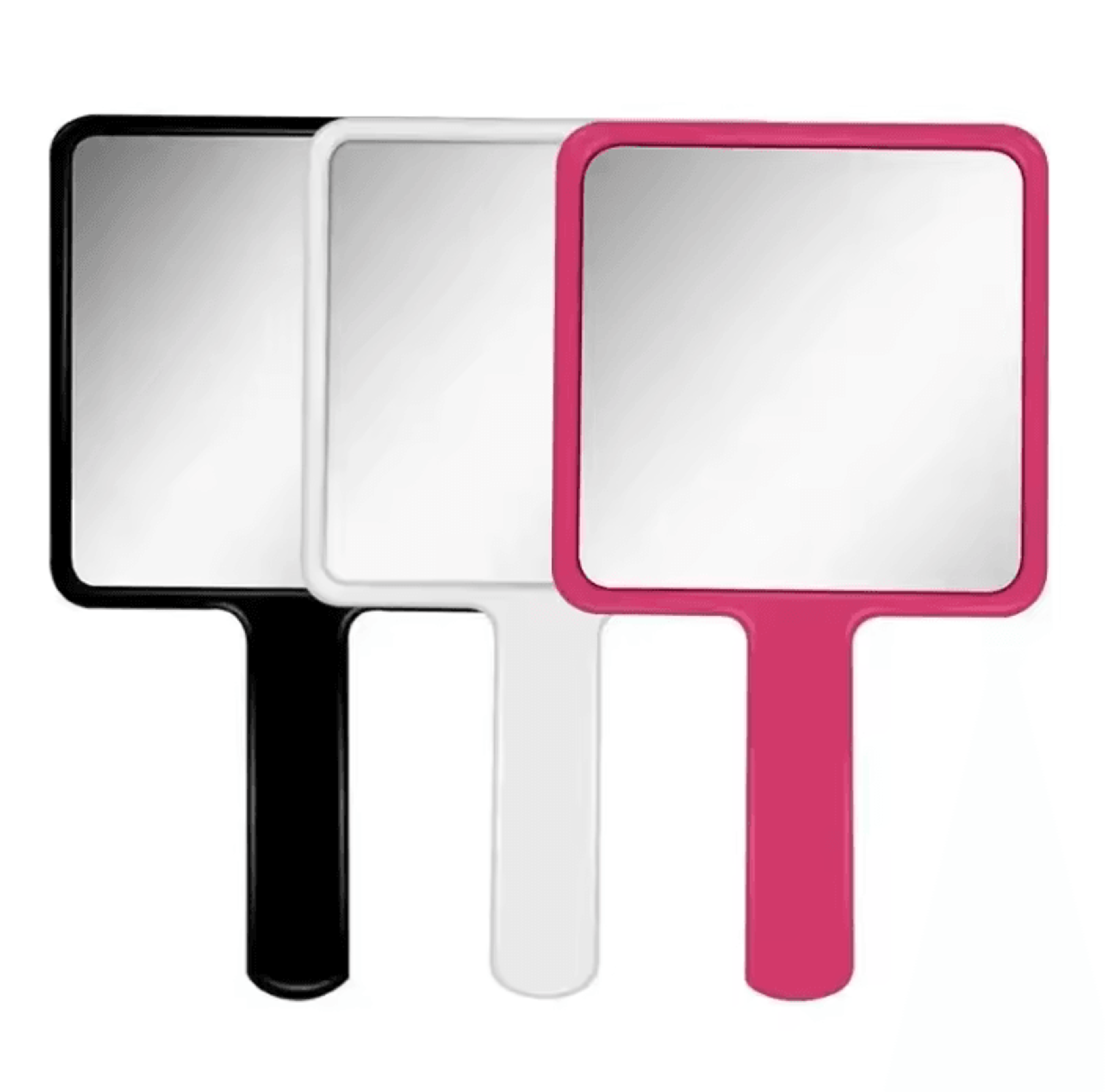 Square Handheld Eyelash Extension Makeup Mirror 0