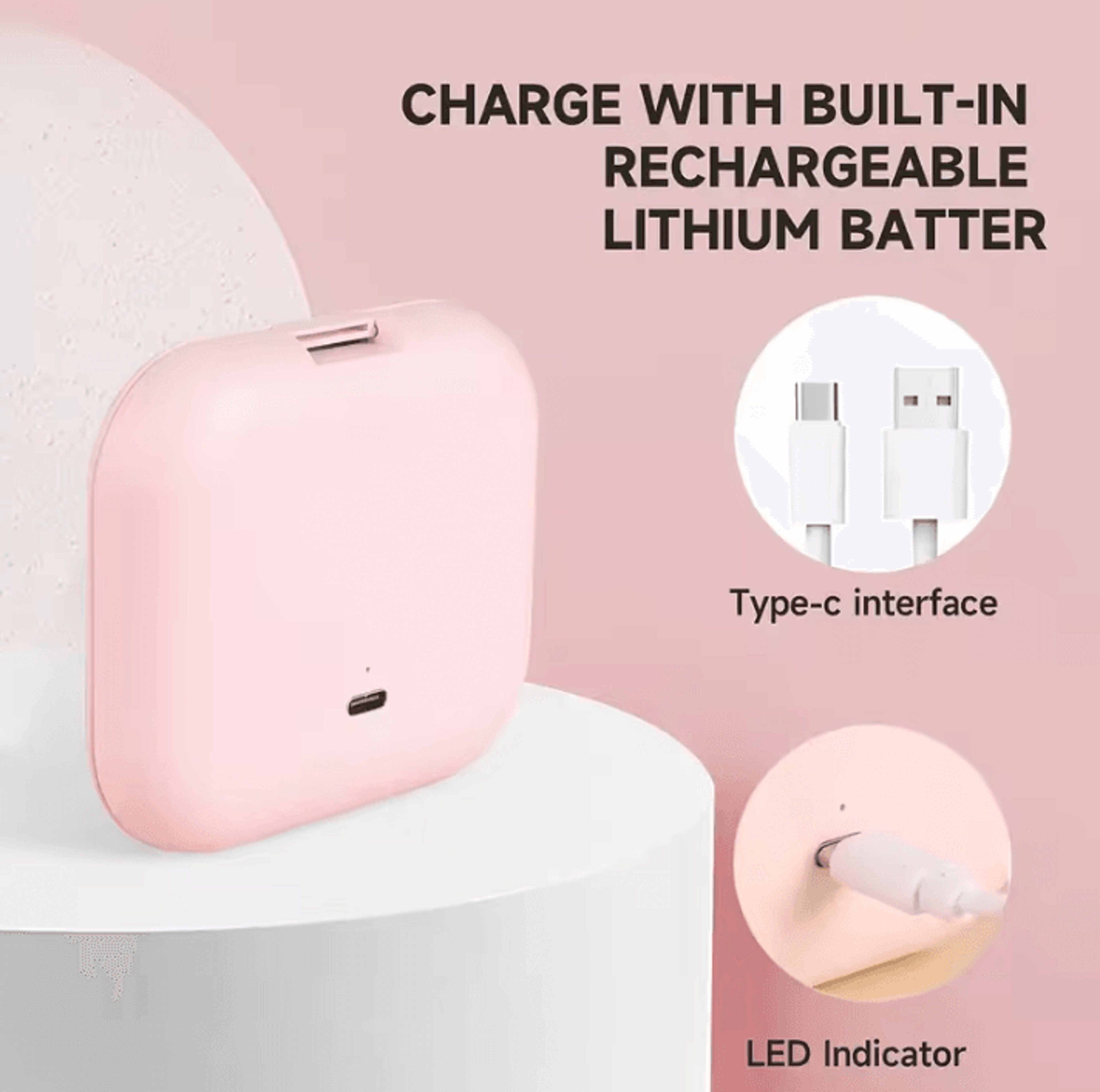 2X Magnifying LED Compact Travel Makeup Mirror 4