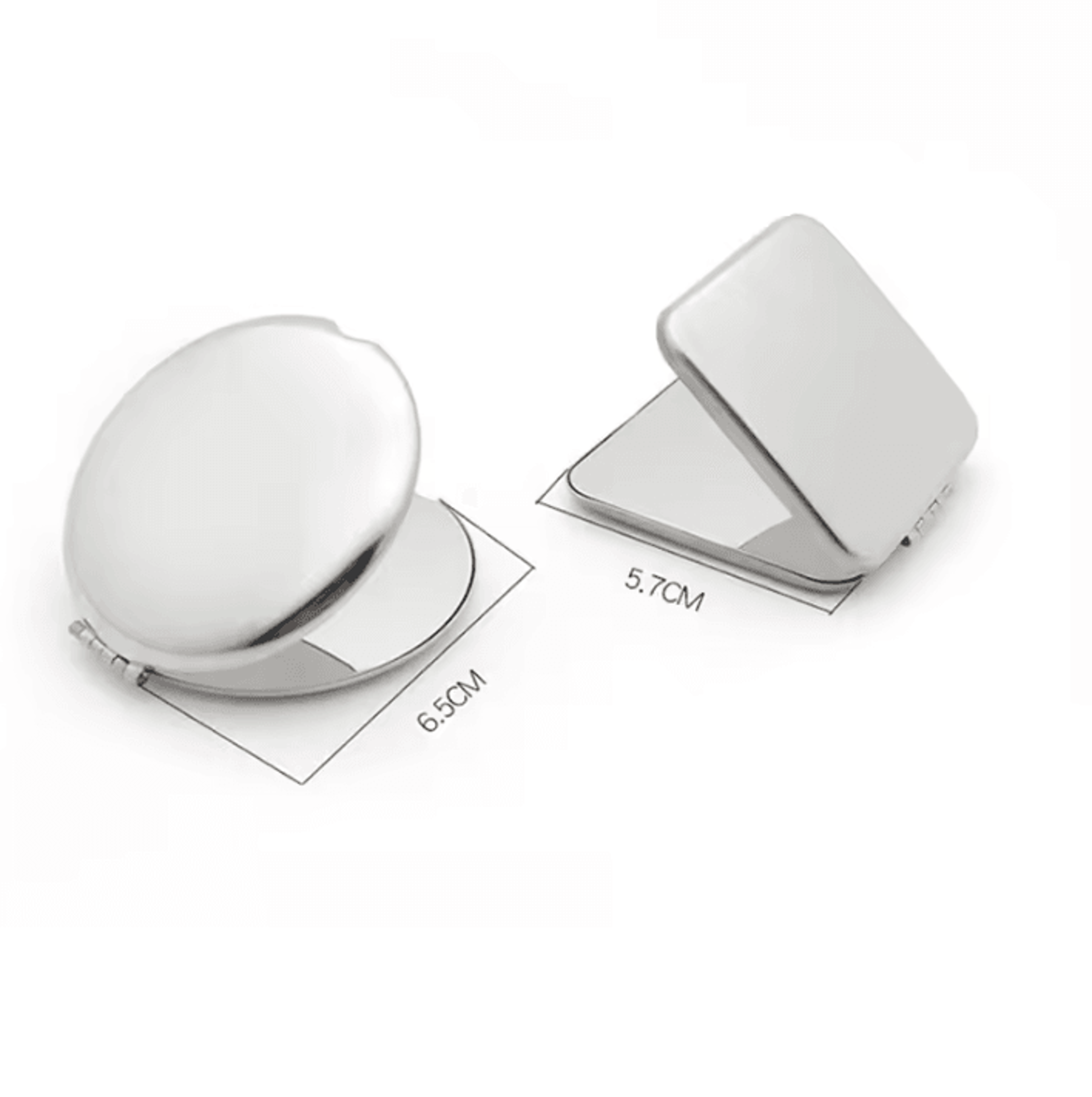 Stainless Steel Foldable Pocket Mirror For Makeup And Skincare 2