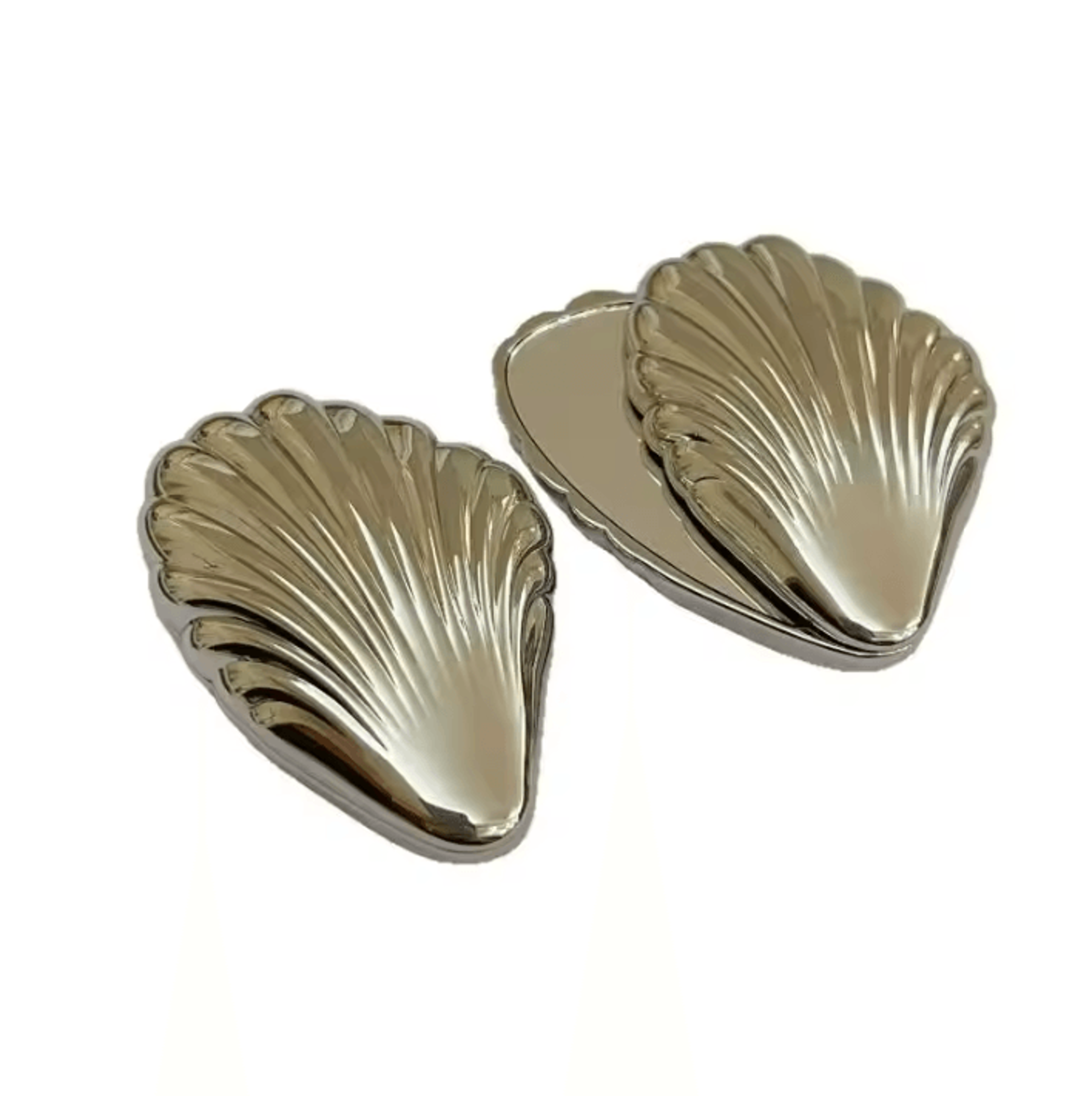 Seashell Double Sided Foldable Compact Makeup Mirror 3