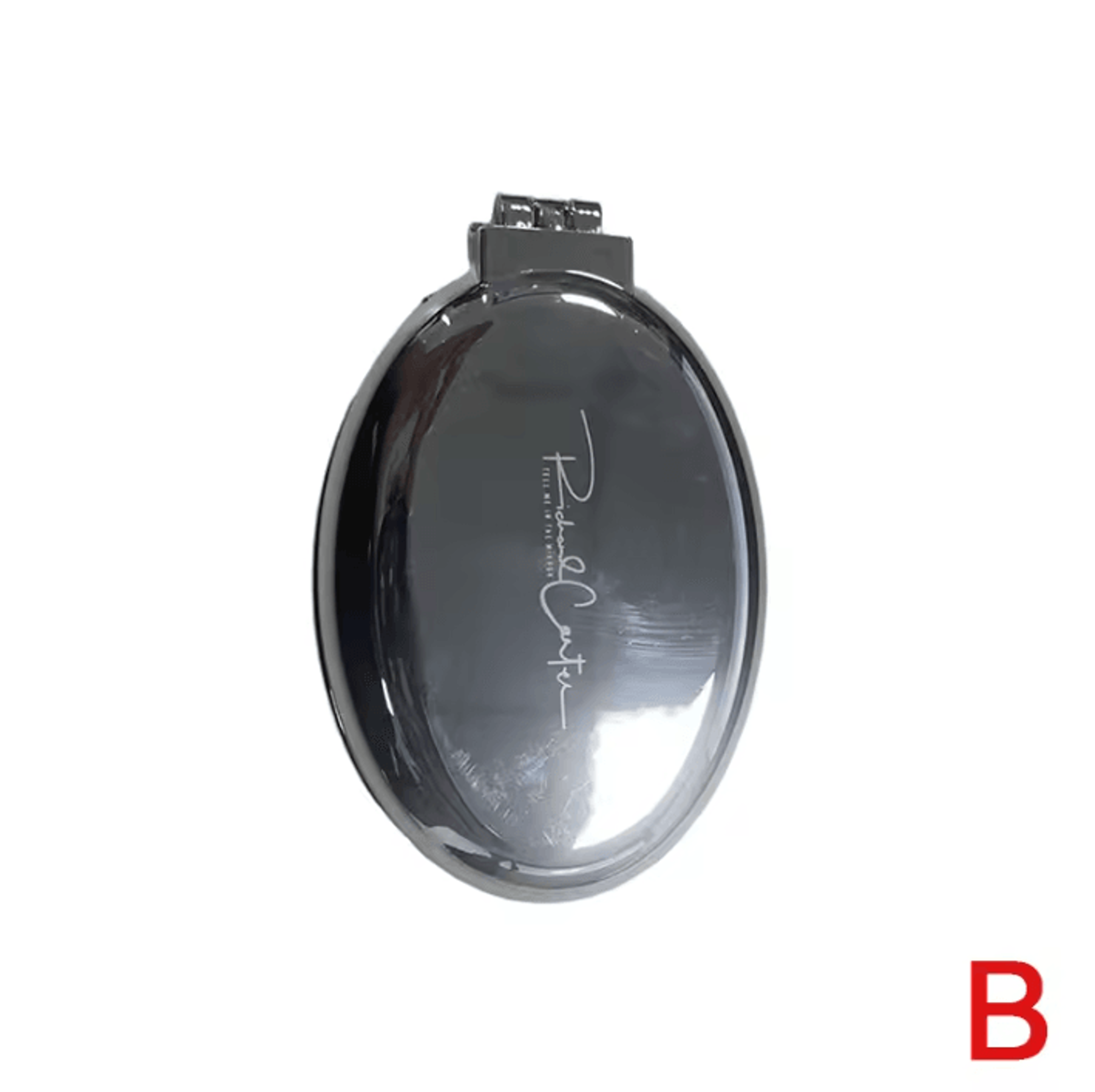 Bow Folding Air Cushion Hair Brush With Mirror 4