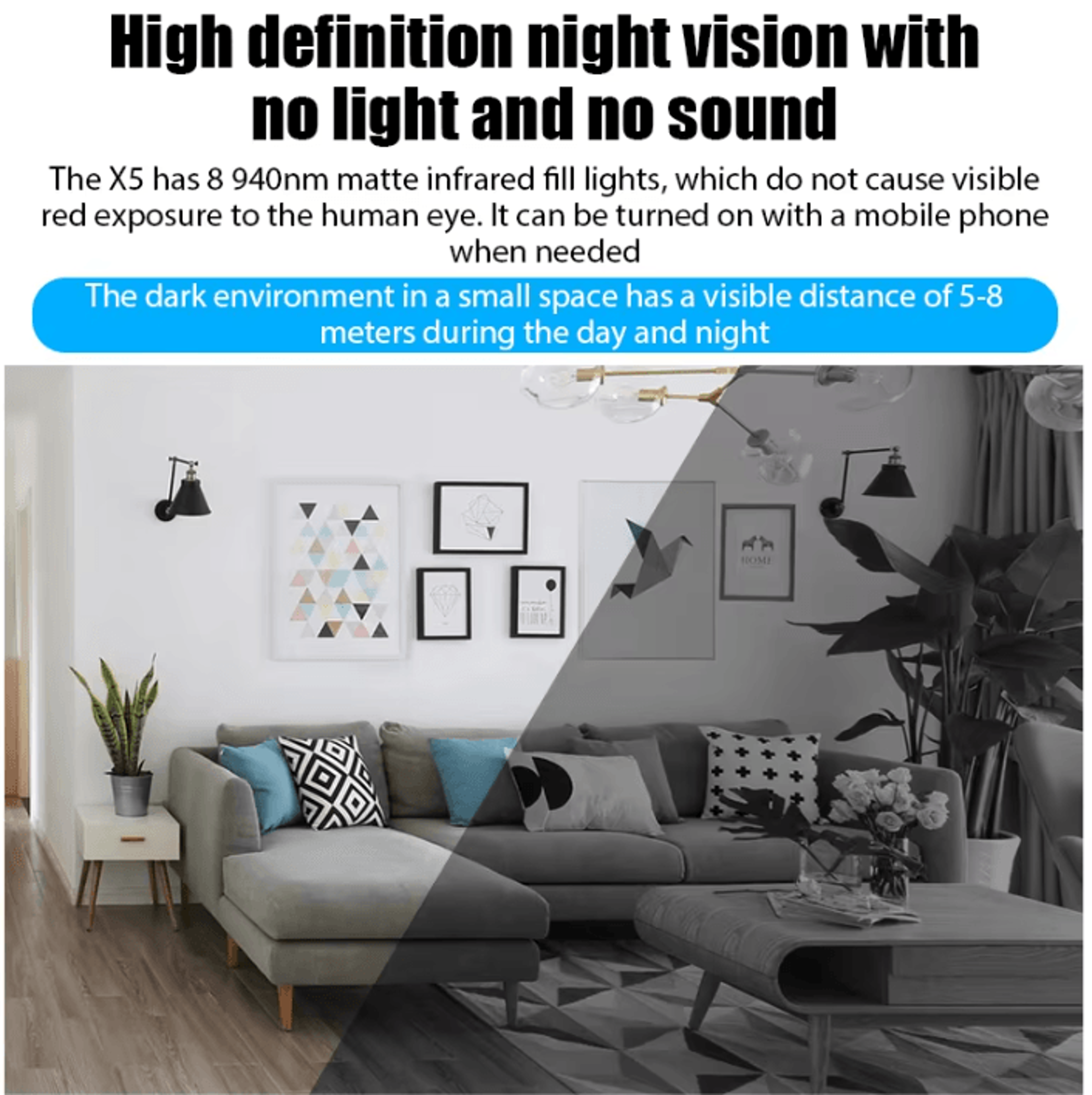 1080P Mini Wireless Security Camera With Night Vision 3