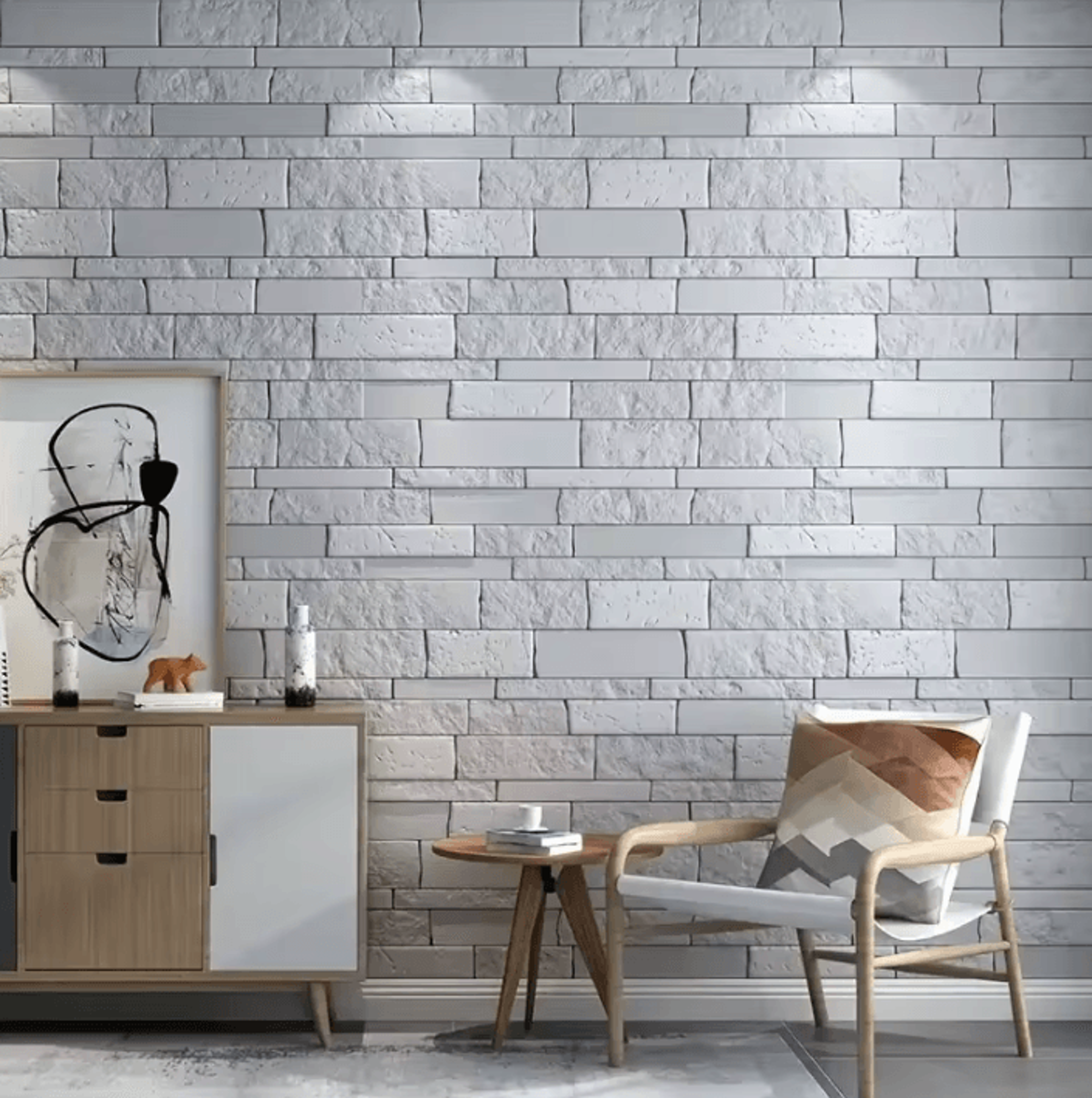 3D Brick Peel And Stick Waterproof Wall Panels 1
