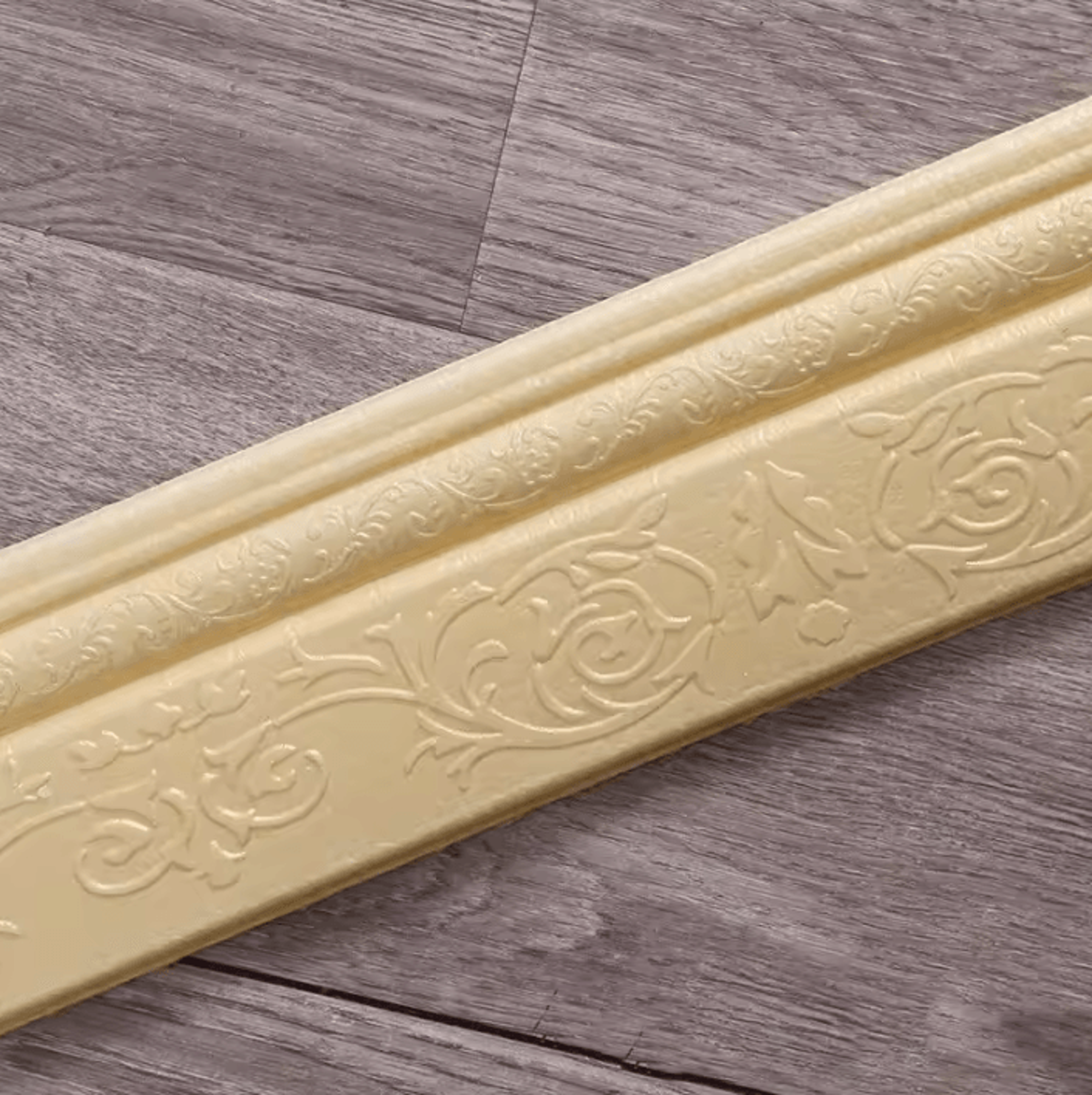 23M 3D Self Adhesive Wall Border Decorative Skirting Line Sticker 3