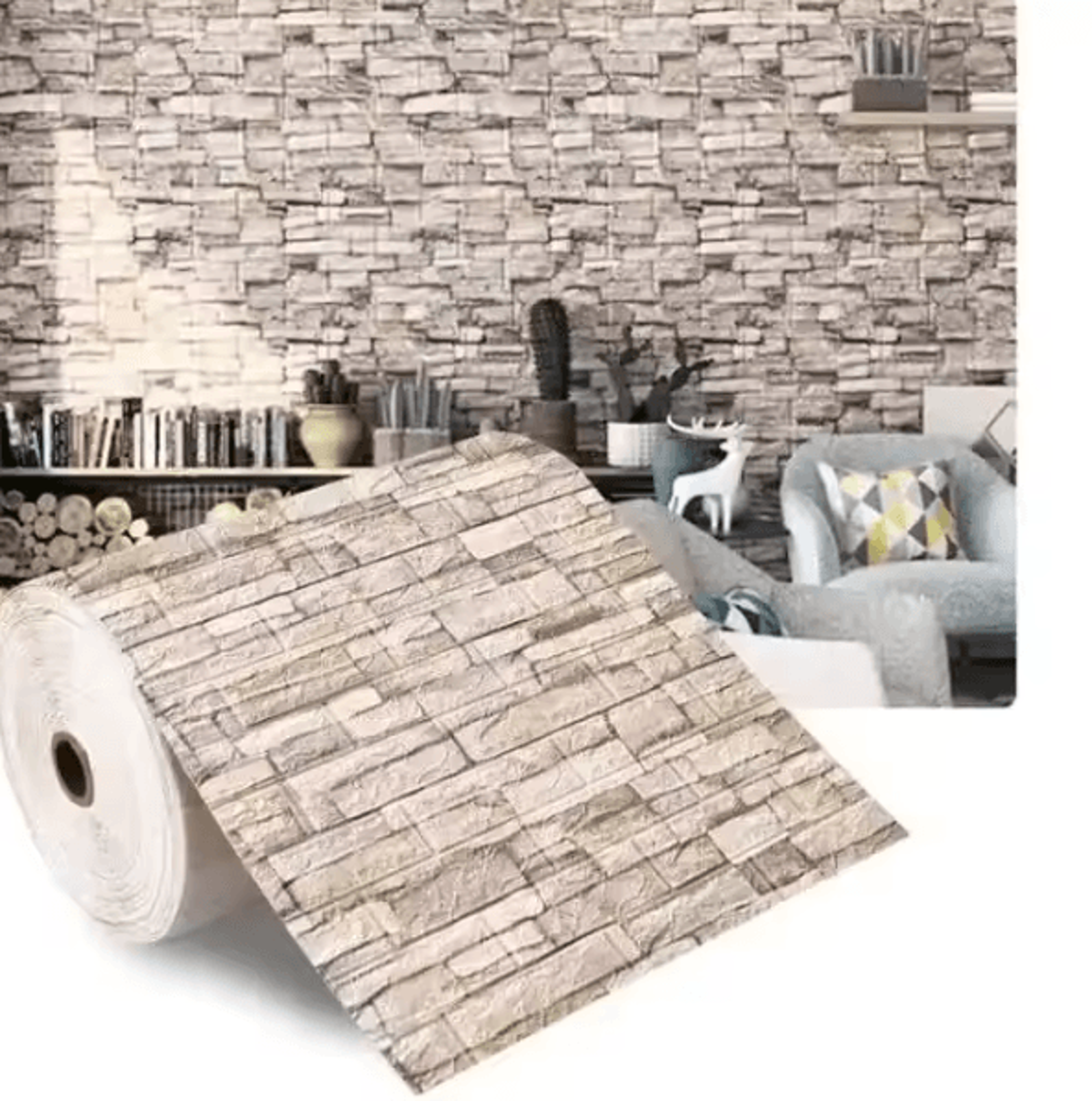 3D Retro Brick Peel And Stick Foam Wallpaper Self Adhesive Wall Panels 1