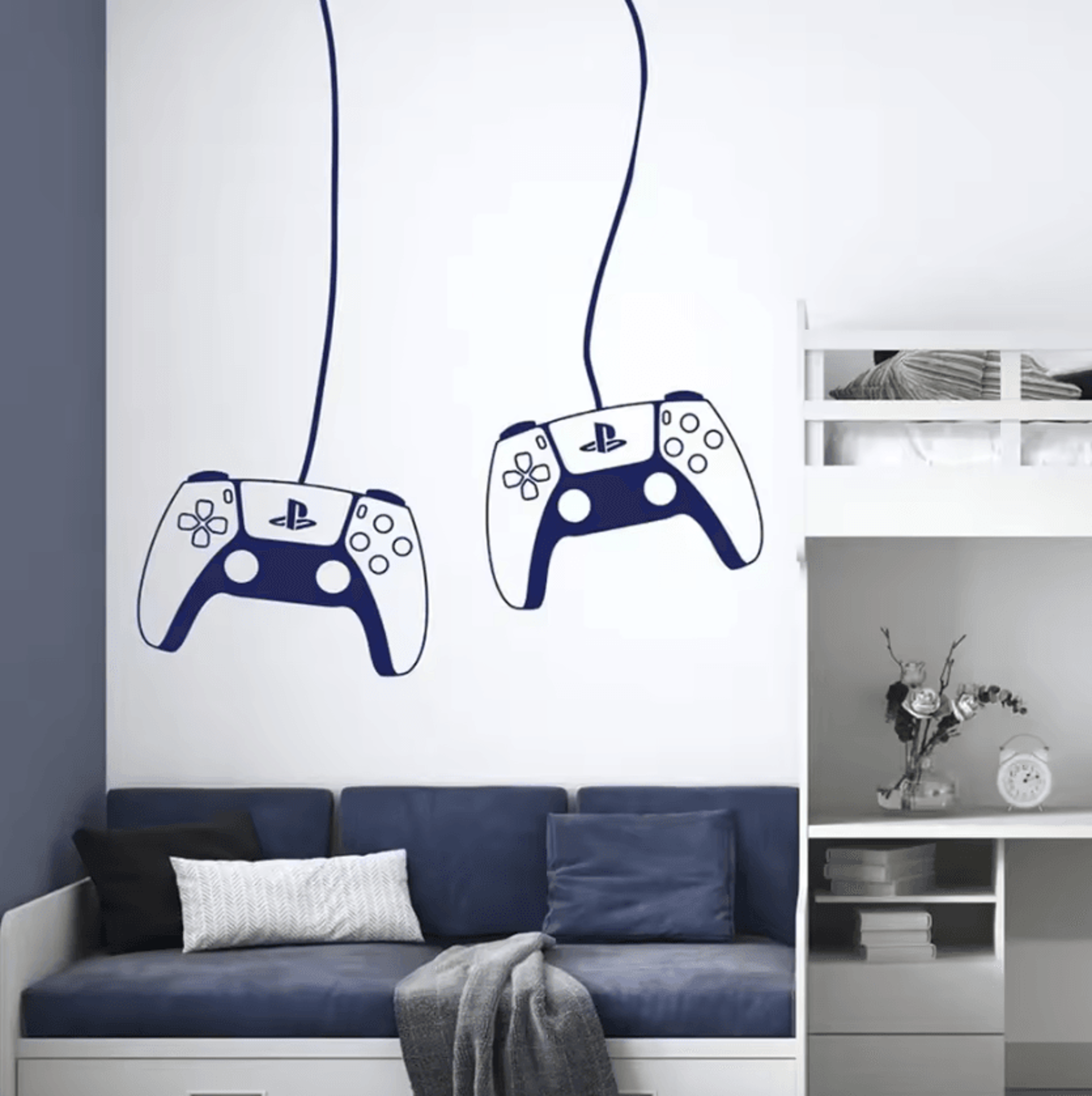 Gamer Controller Wall Decal Removable Video Game Wall Sticker 1