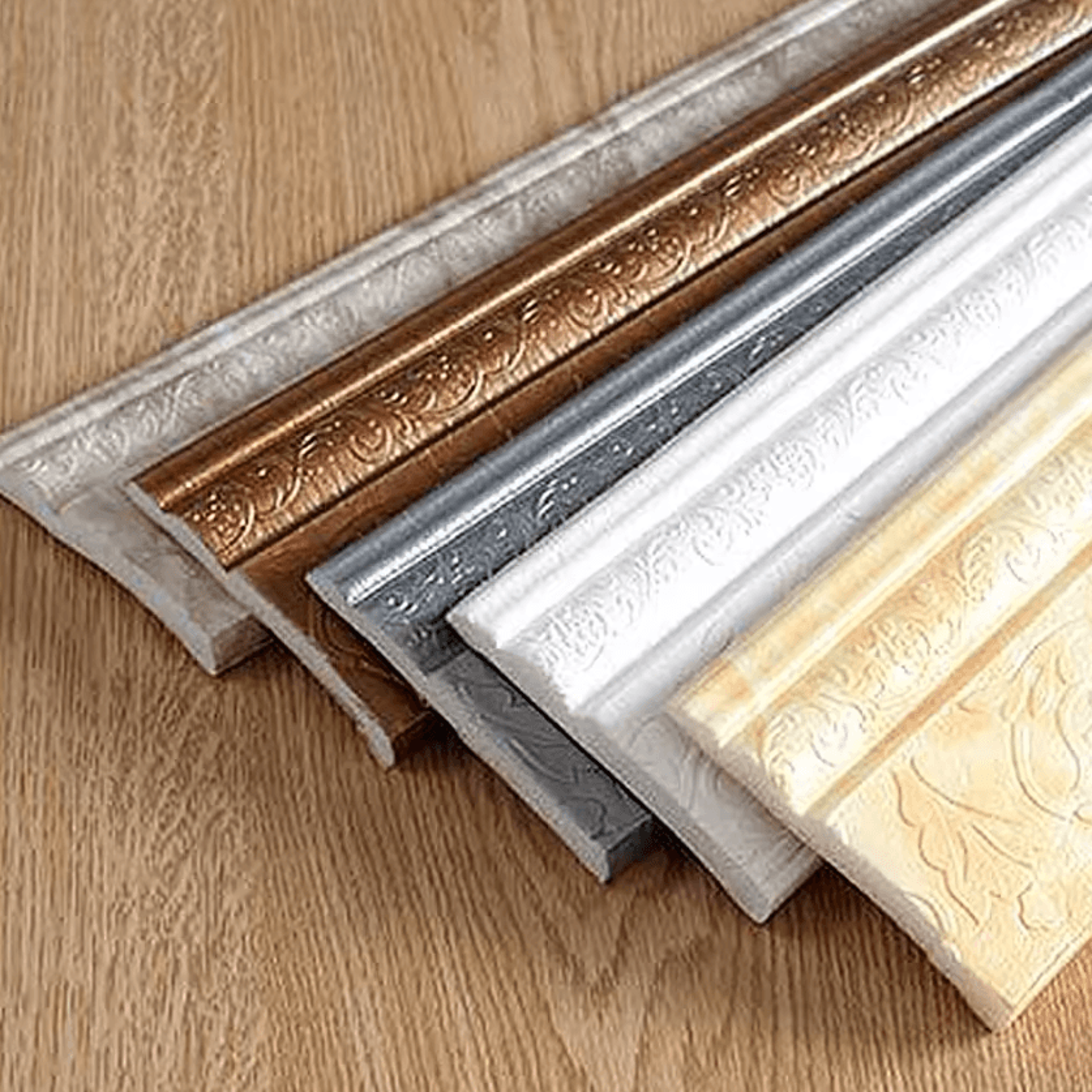 Customizable 3D Peel And Stick Wall Border Self Adhesive Decorative Trim 2