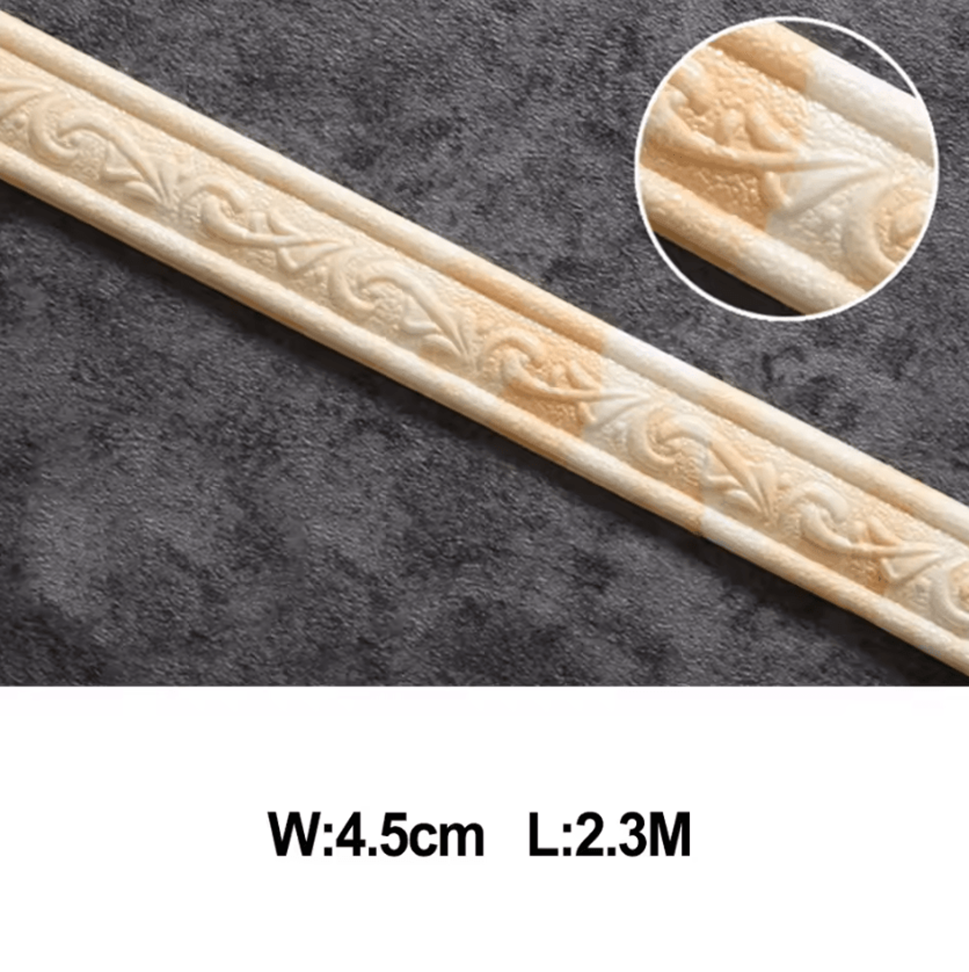 3D Foam Decorative Skirting And Wall Border Trim 5