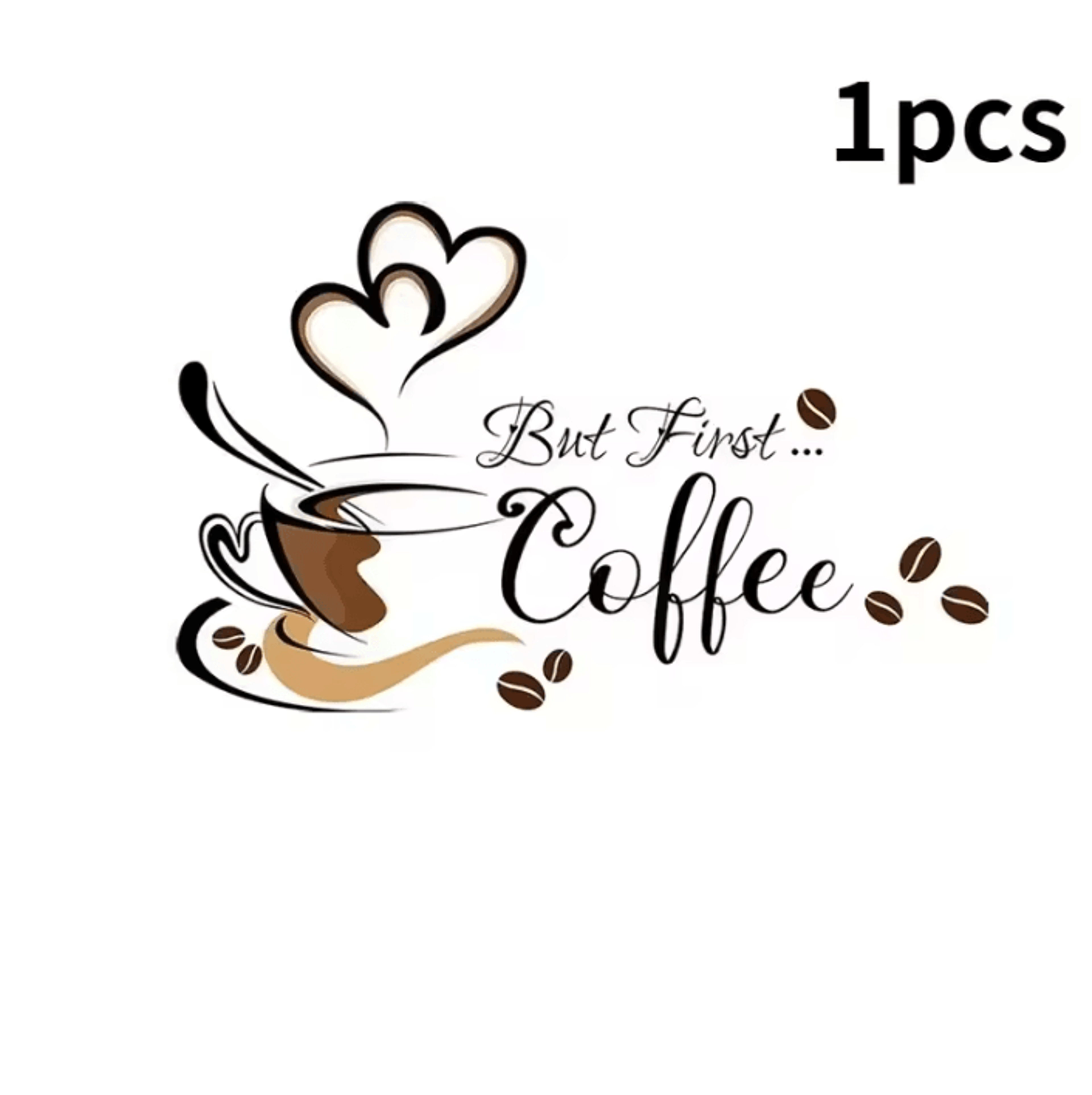 Coffee Cup Vinyl Wall Sticker For Kitchen And Cafe Decor 4