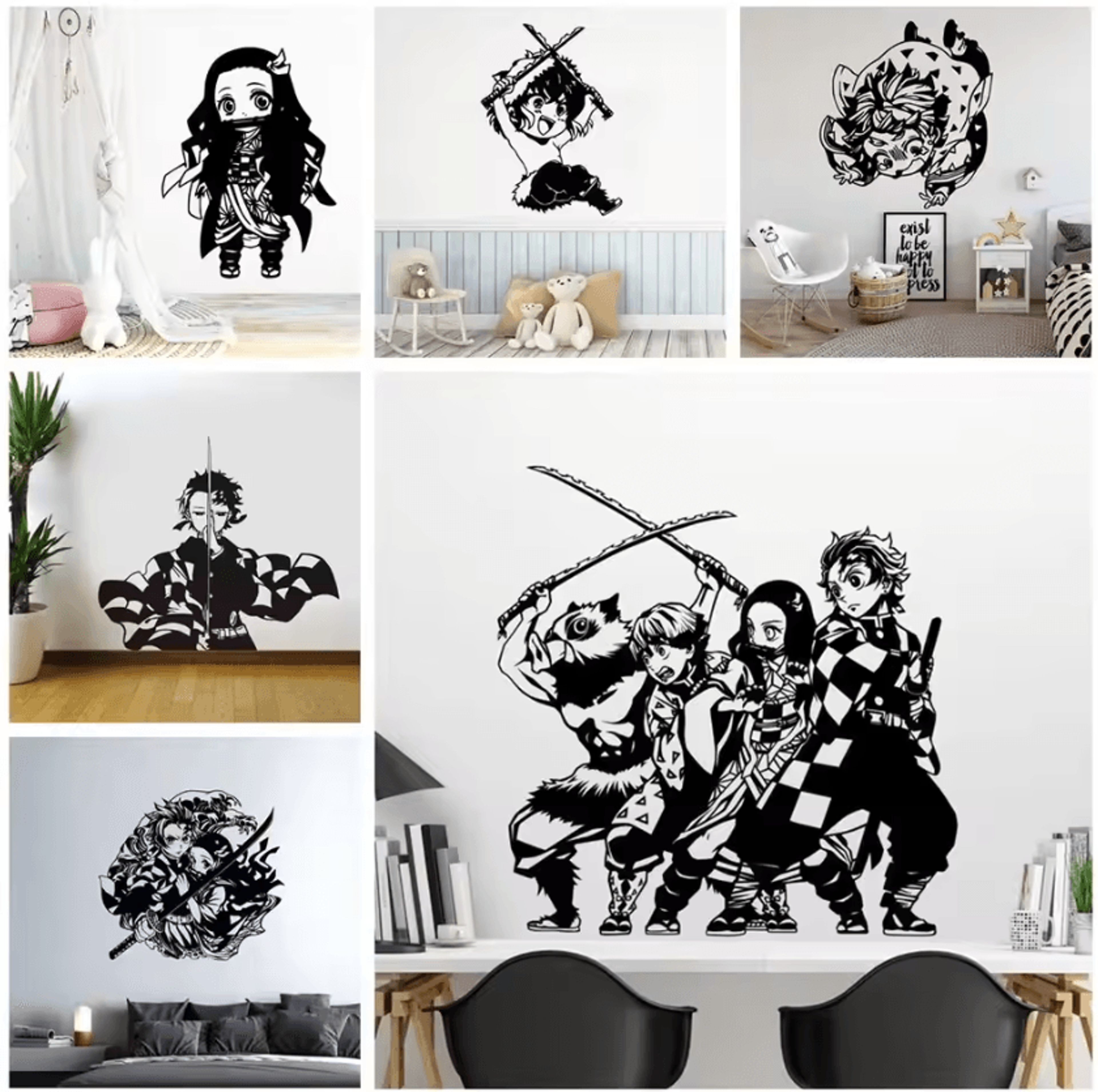 Demon Slayer Anime Peel And Stick Wall Decal 0
