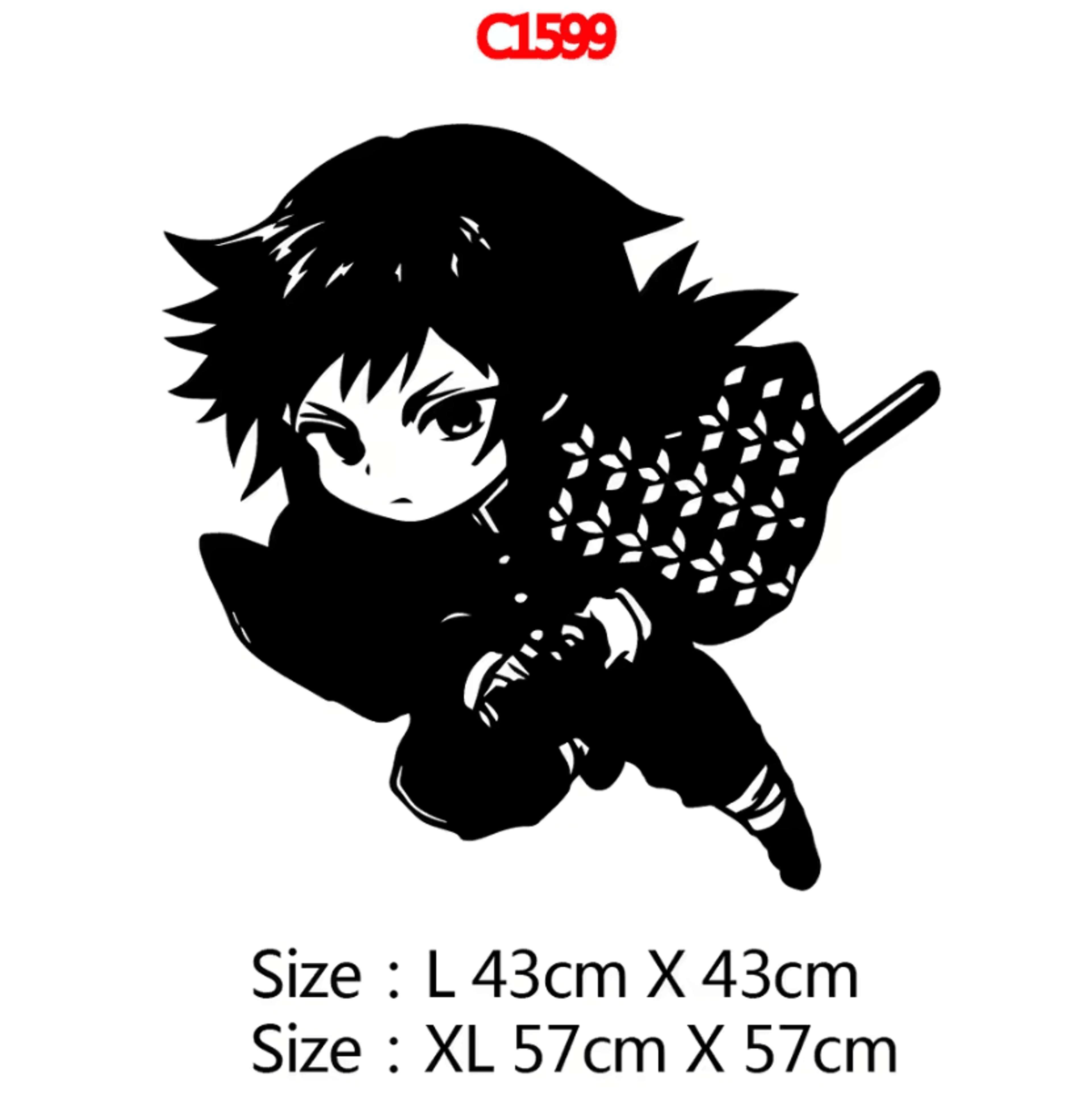 Demon Slayer Anime Peel And Stick Wall Decal 7