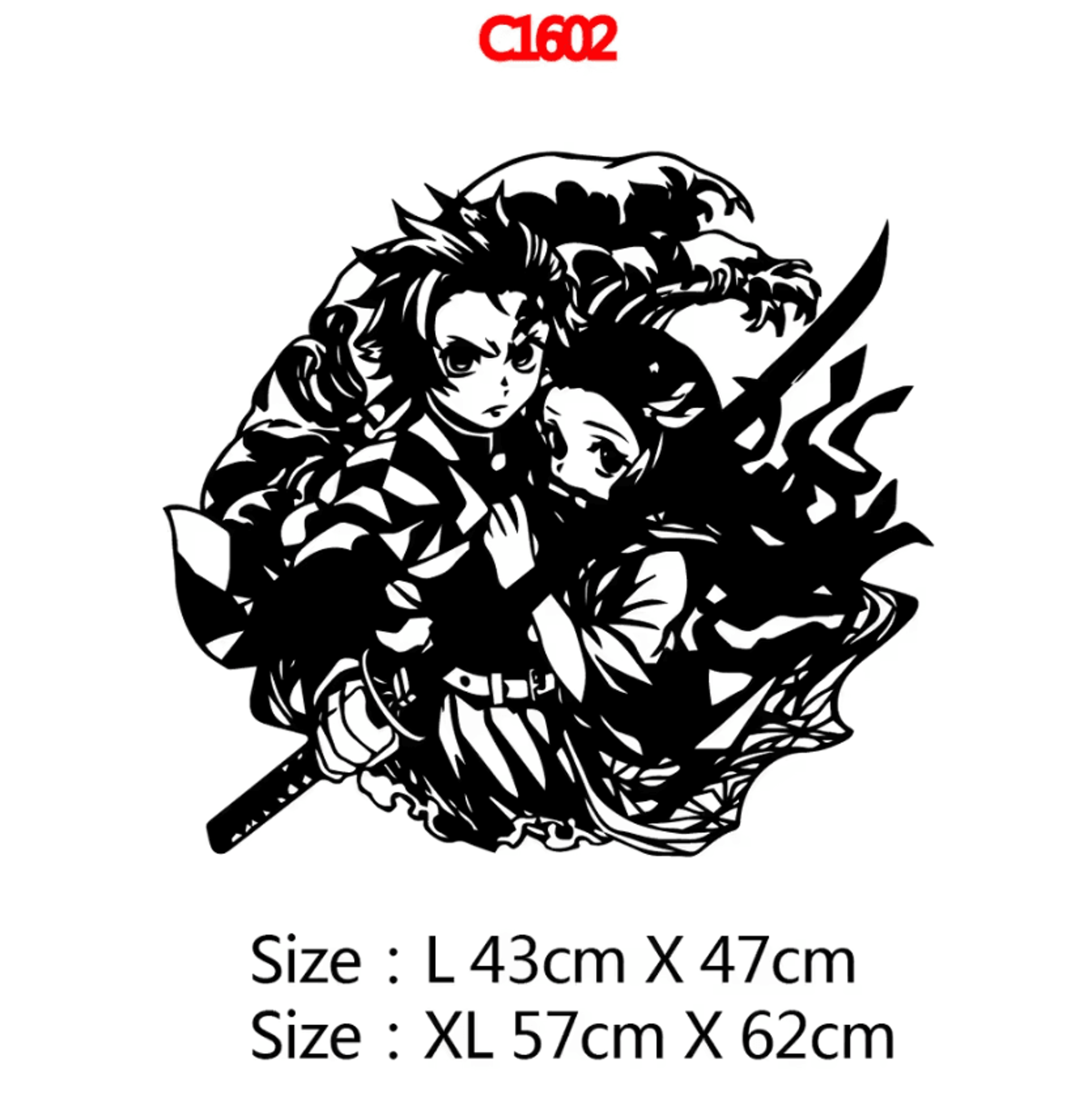 Demon Slayer Anime Peel And Stick Wall Decal 2