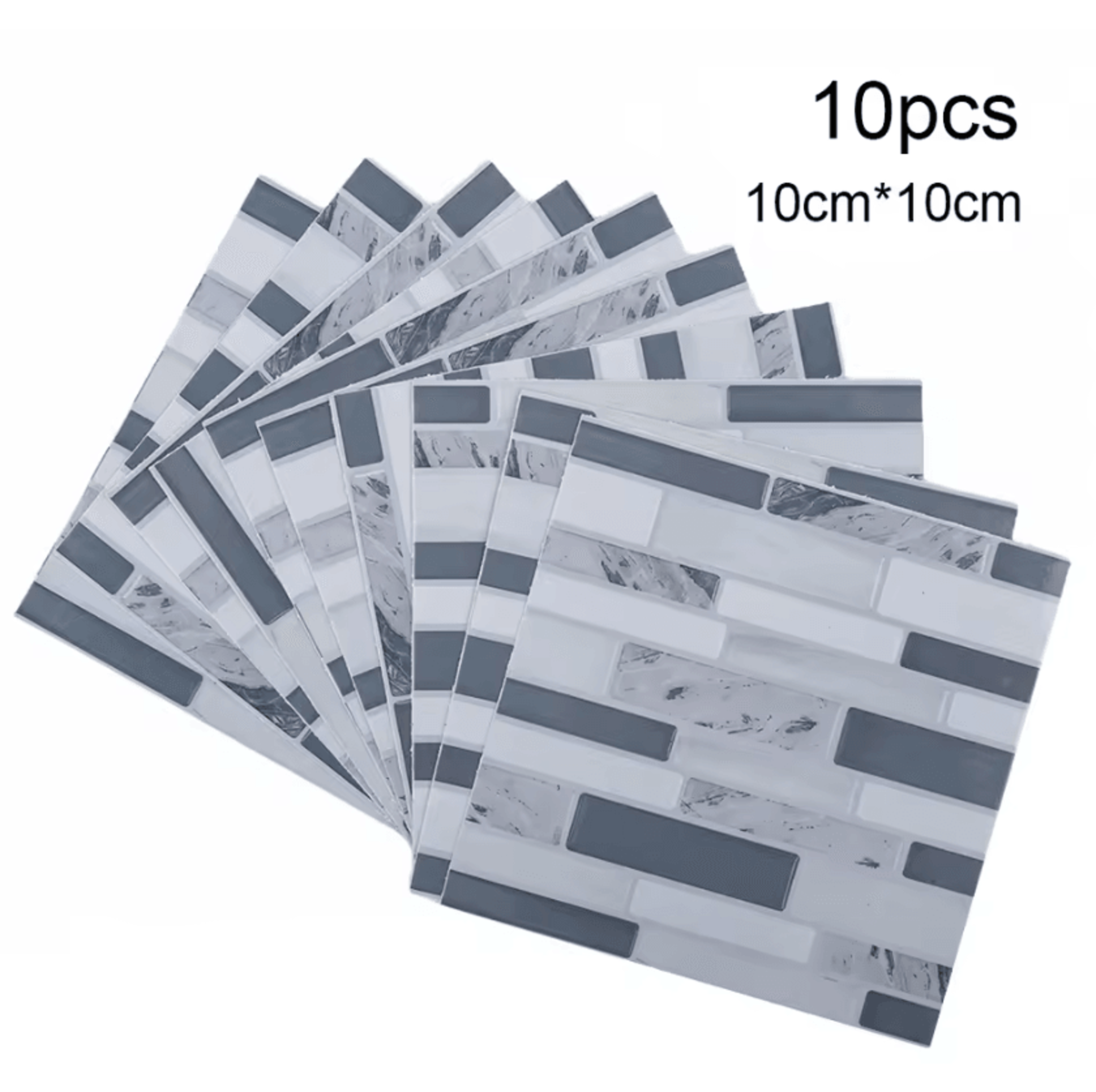 10 Piece 3D Foam Peel And Stick Wall Panels 0