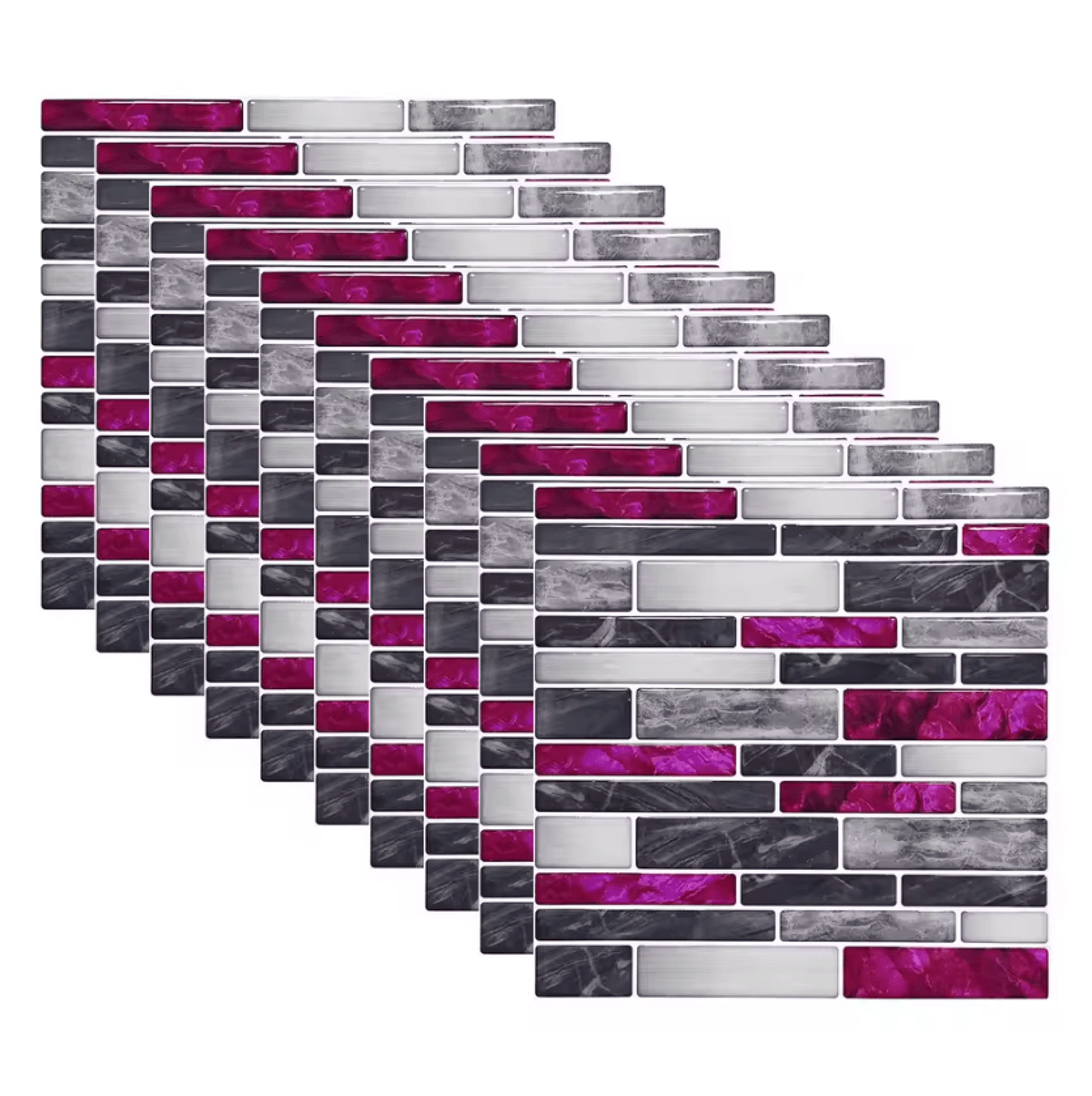 10 Piece 3D Foam Peel And Stick Wall Panels 11