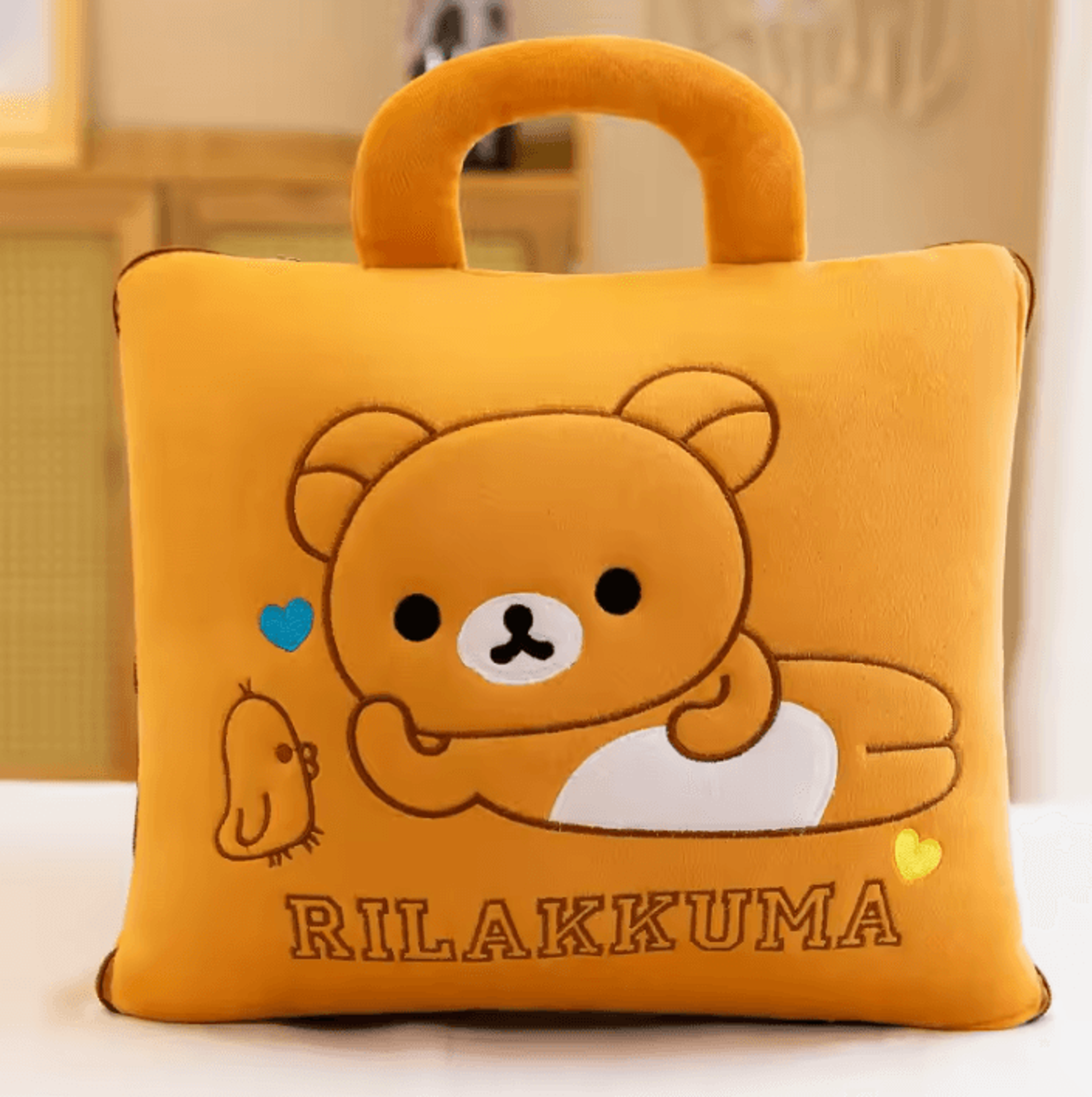 Cute 3 In 1 Foldable Pillow Blanket 1