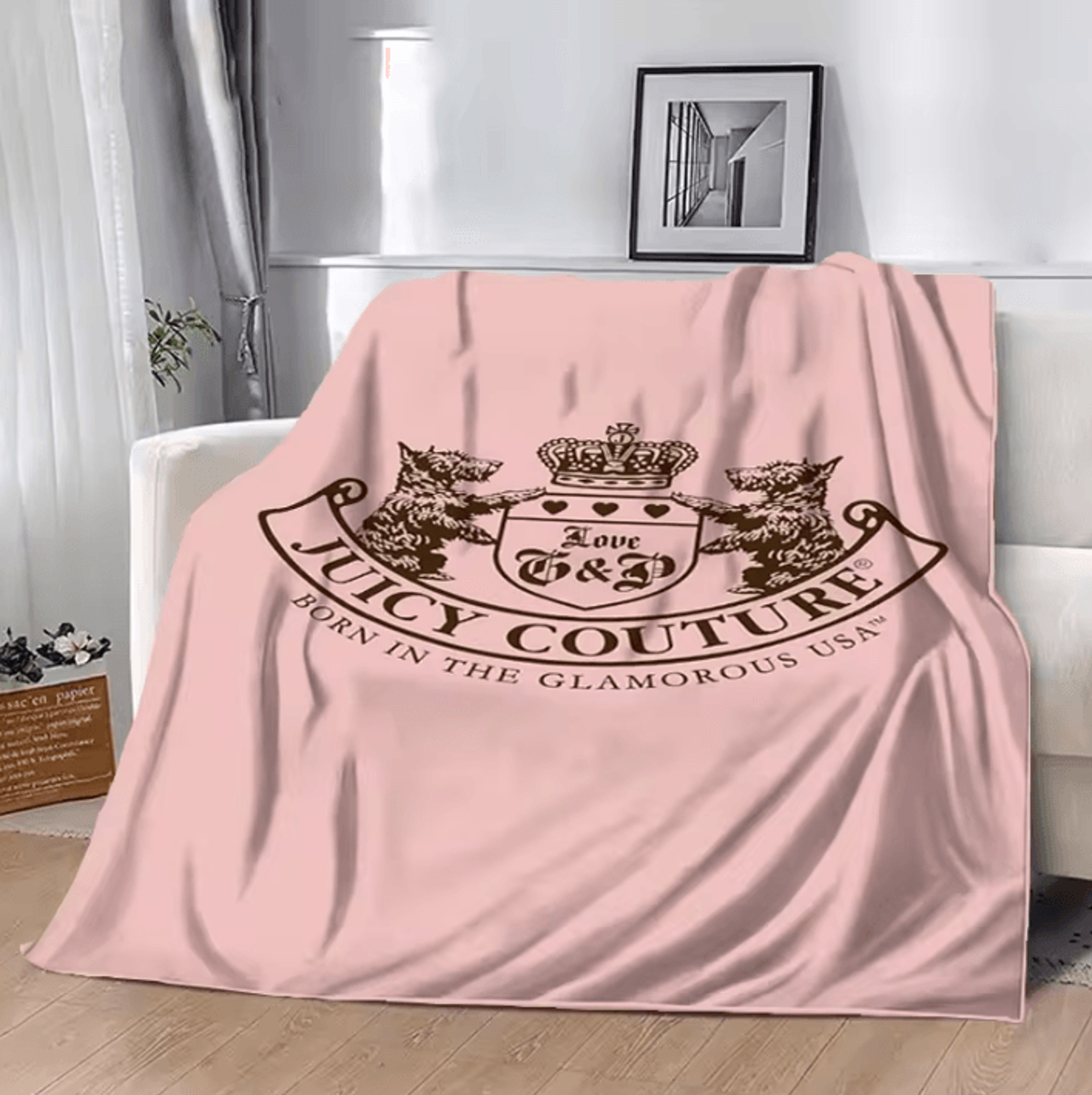 Juicy Cool Couture Anime Cartoon Throw Blanket 3