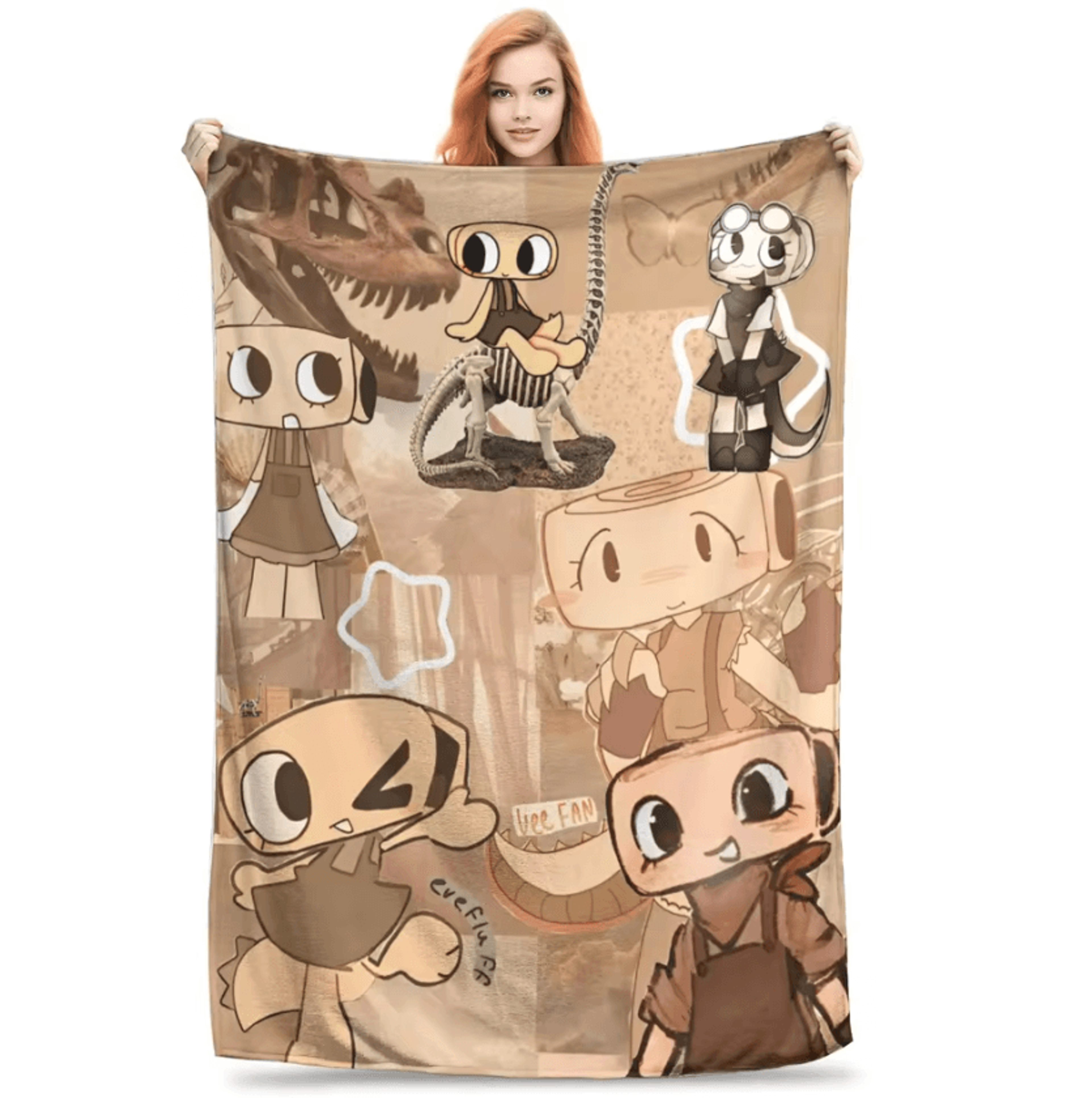 Dandys World Cozy Flannel Throw Blanket 6