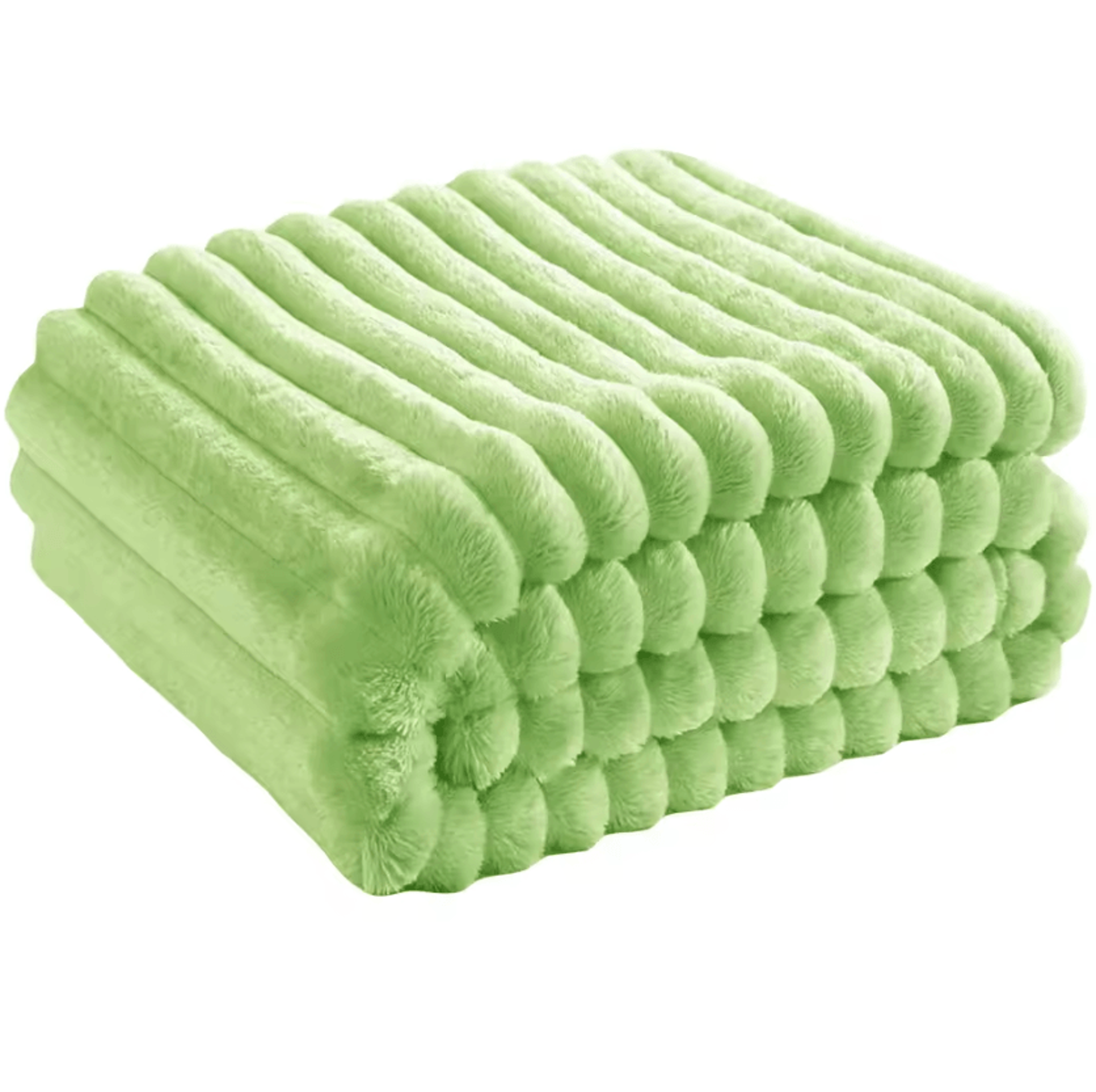 Soft Striped Fleece Throw Blanket 6