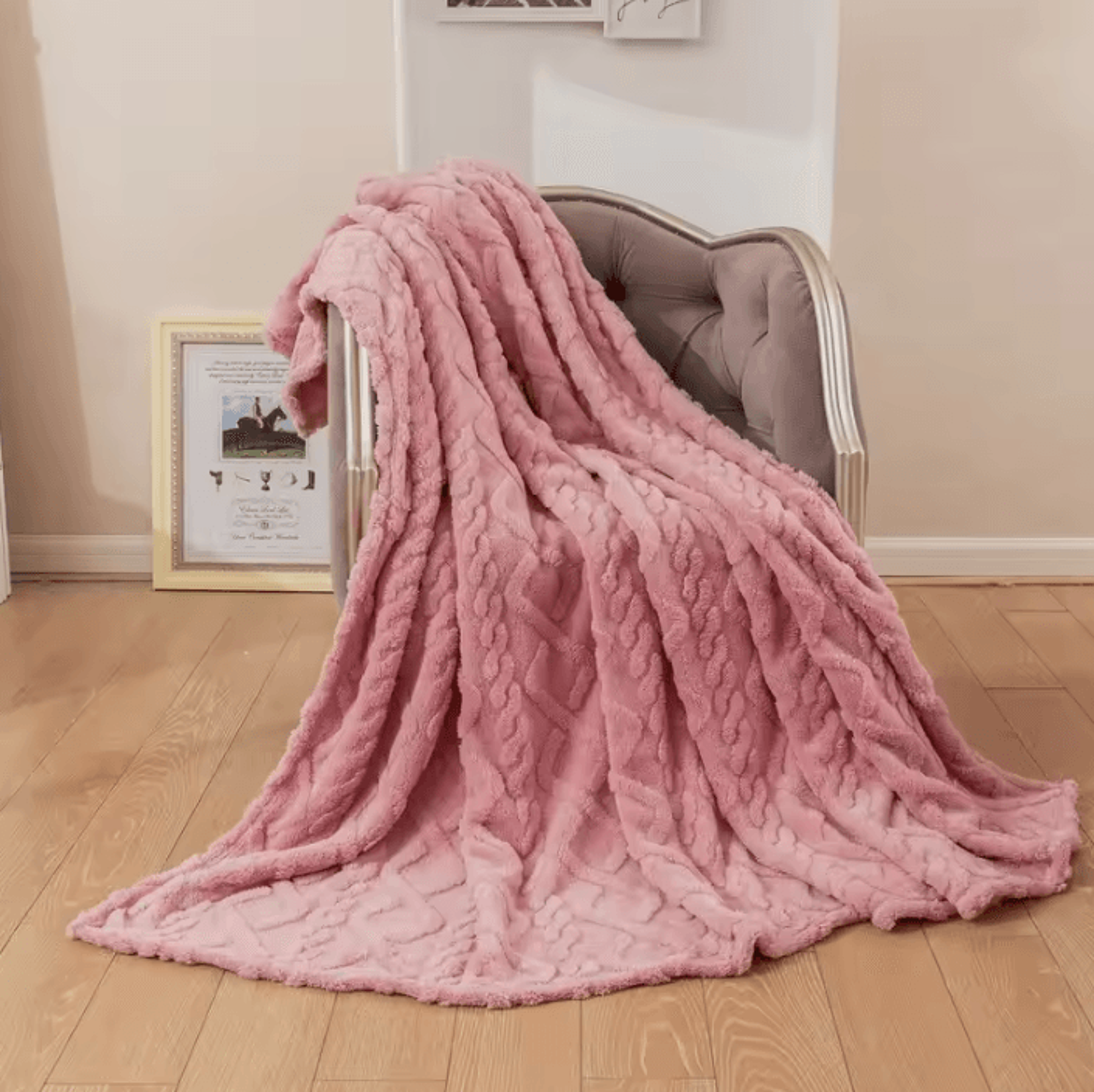 Thick Sherpa Fleece Throw Blanket 5