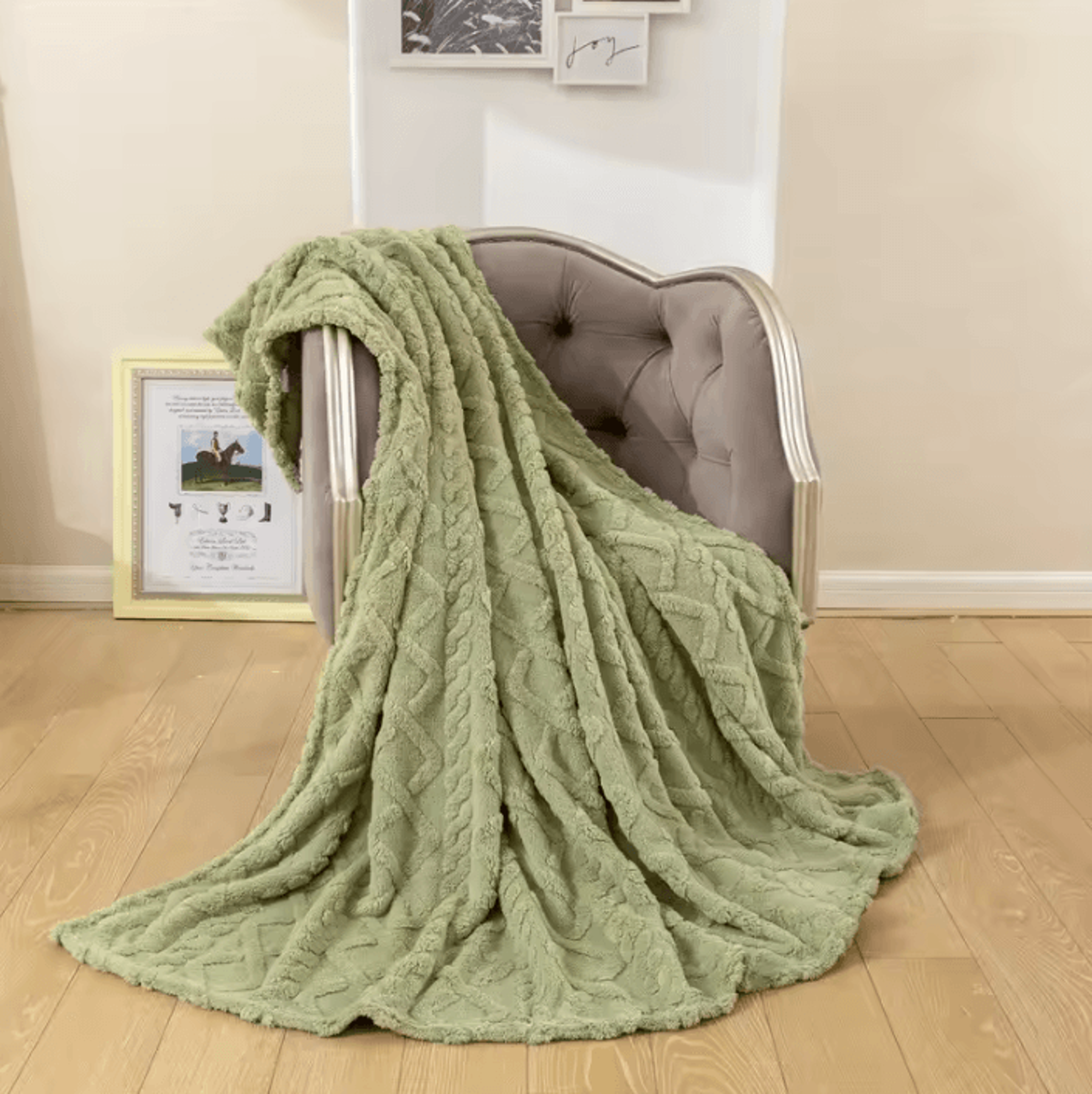 Thick Sherpa Fleece Throw Blanket 9