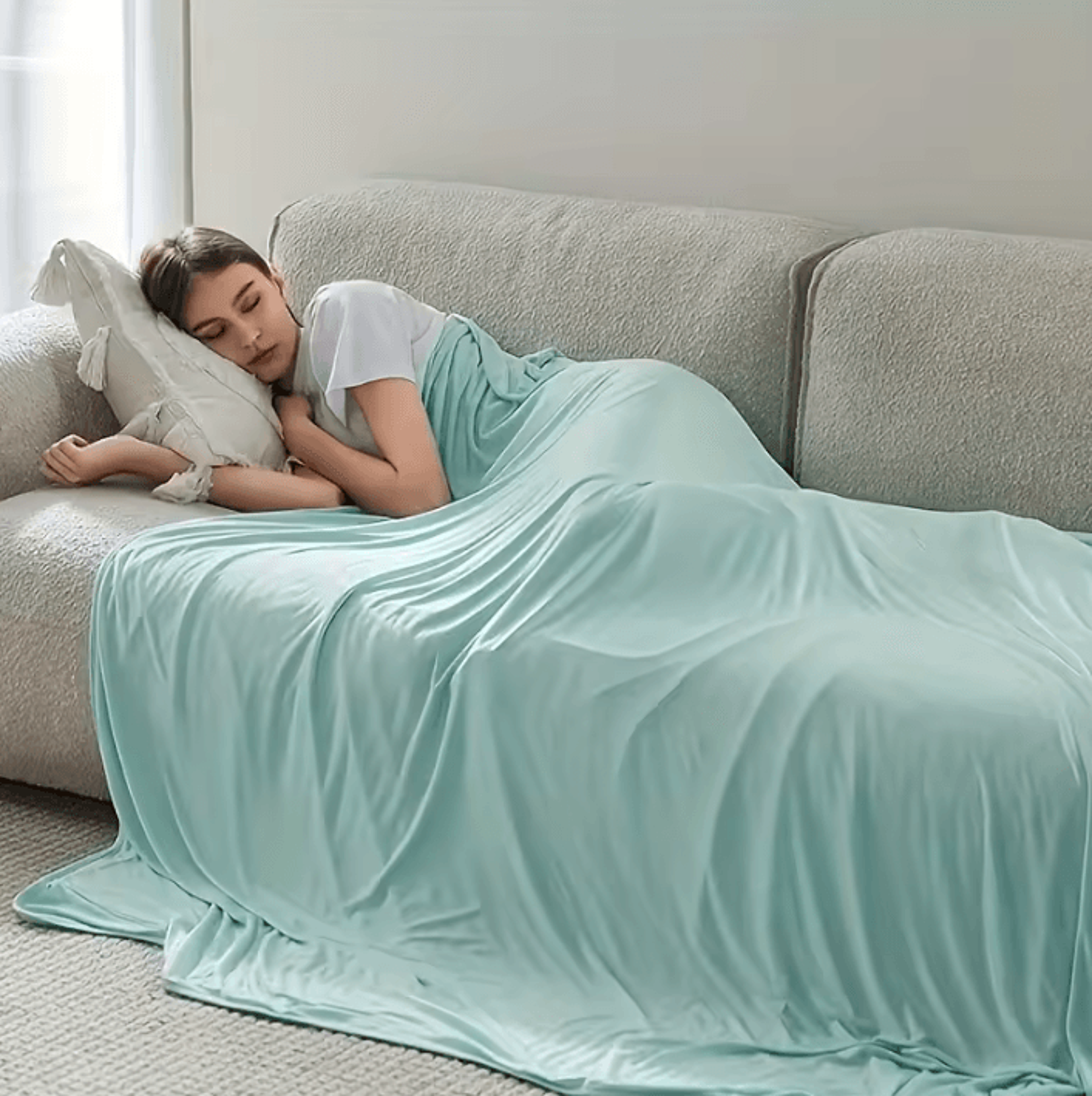 Summer Ice Silk Cooling Blanket 0