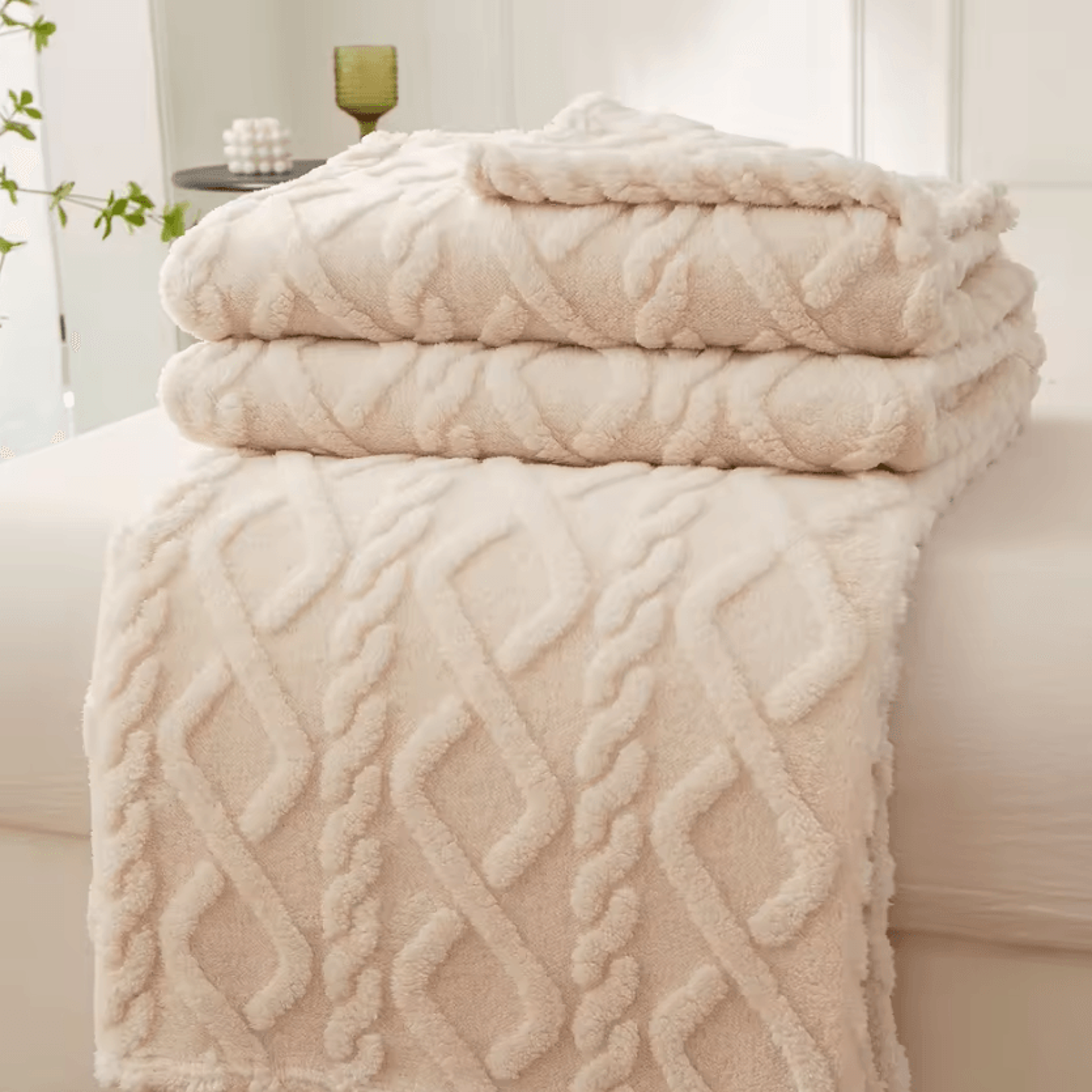 Thick Sherpa Fleece Winter Throw Blanket 3