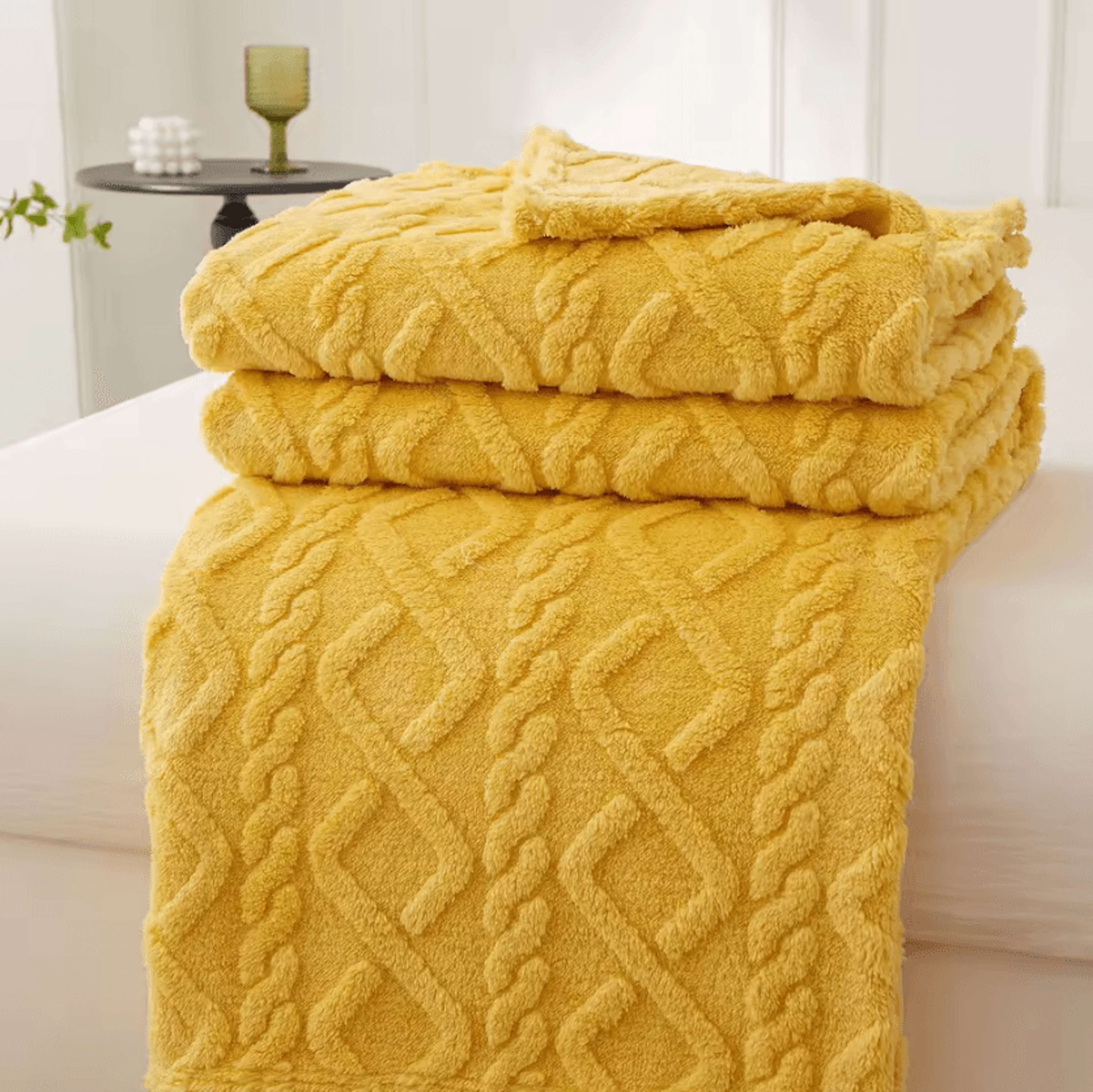 Thick Sherpa Fleece Winter Throw Blanket 7